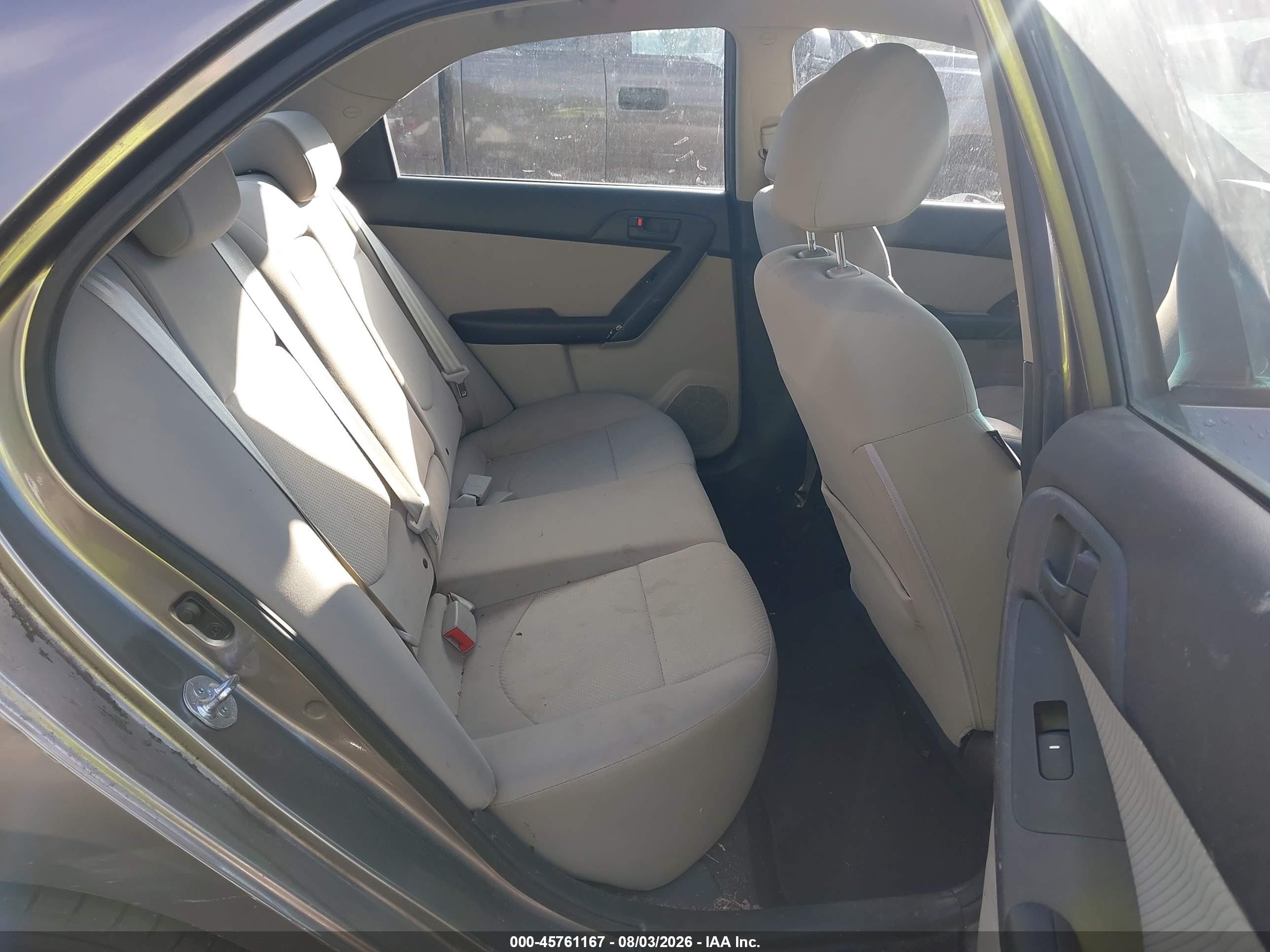 2010 Kia Forte Ex Gray vin: KNAFU4A24A5860779
