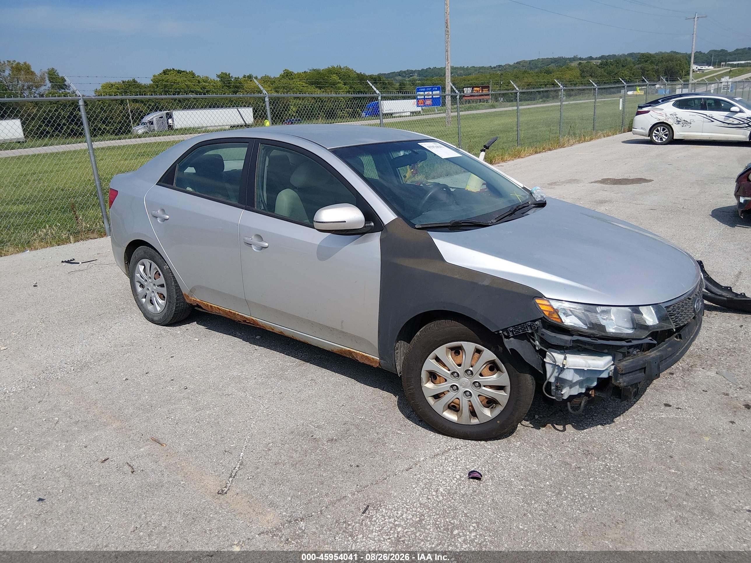2011 Kia Forte Ex Серебряный vin: KNAFU4A24B5424953
