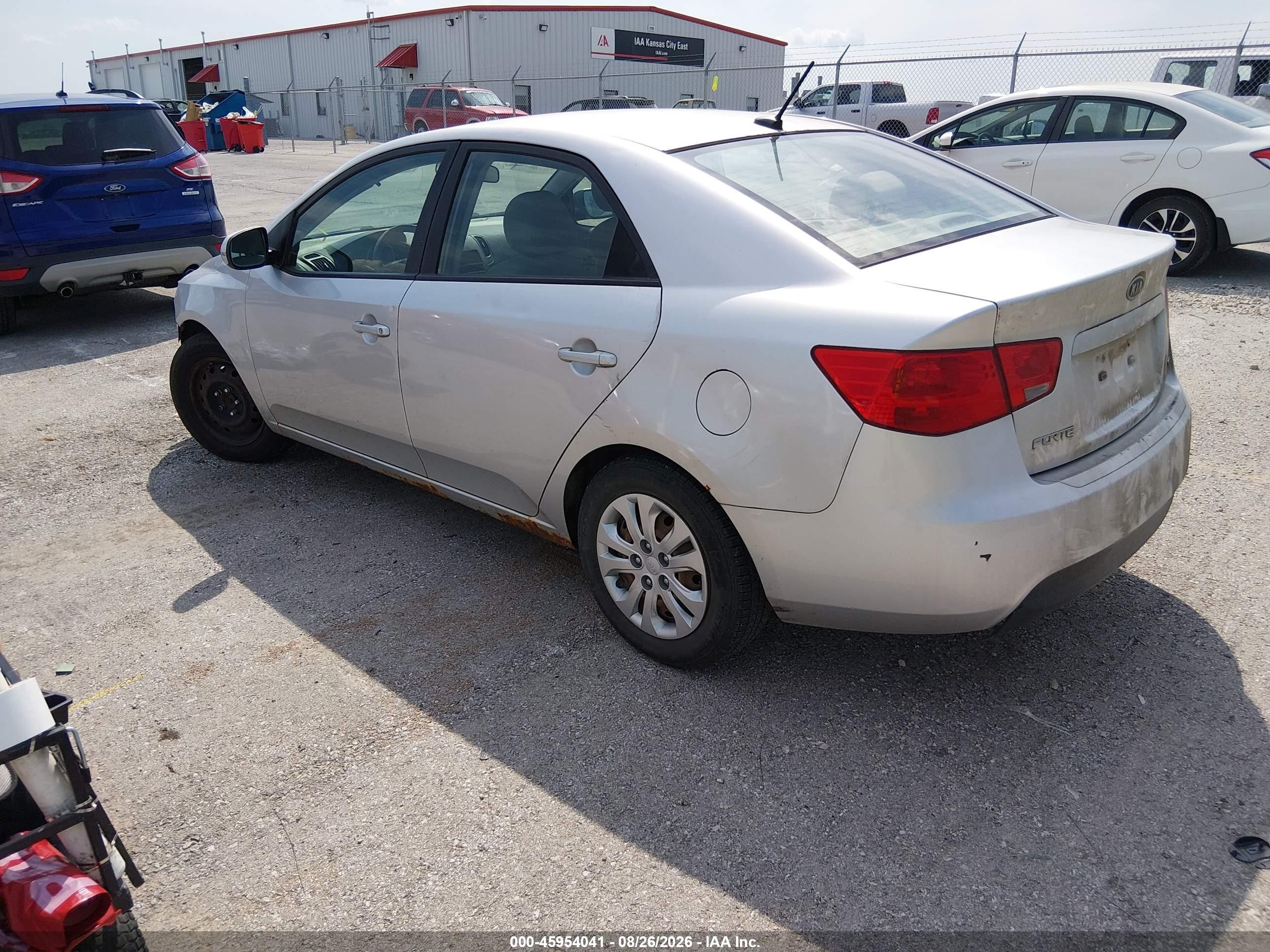 2011 Kia Forte Ex Silver vin: KNAFU4A24B5424953