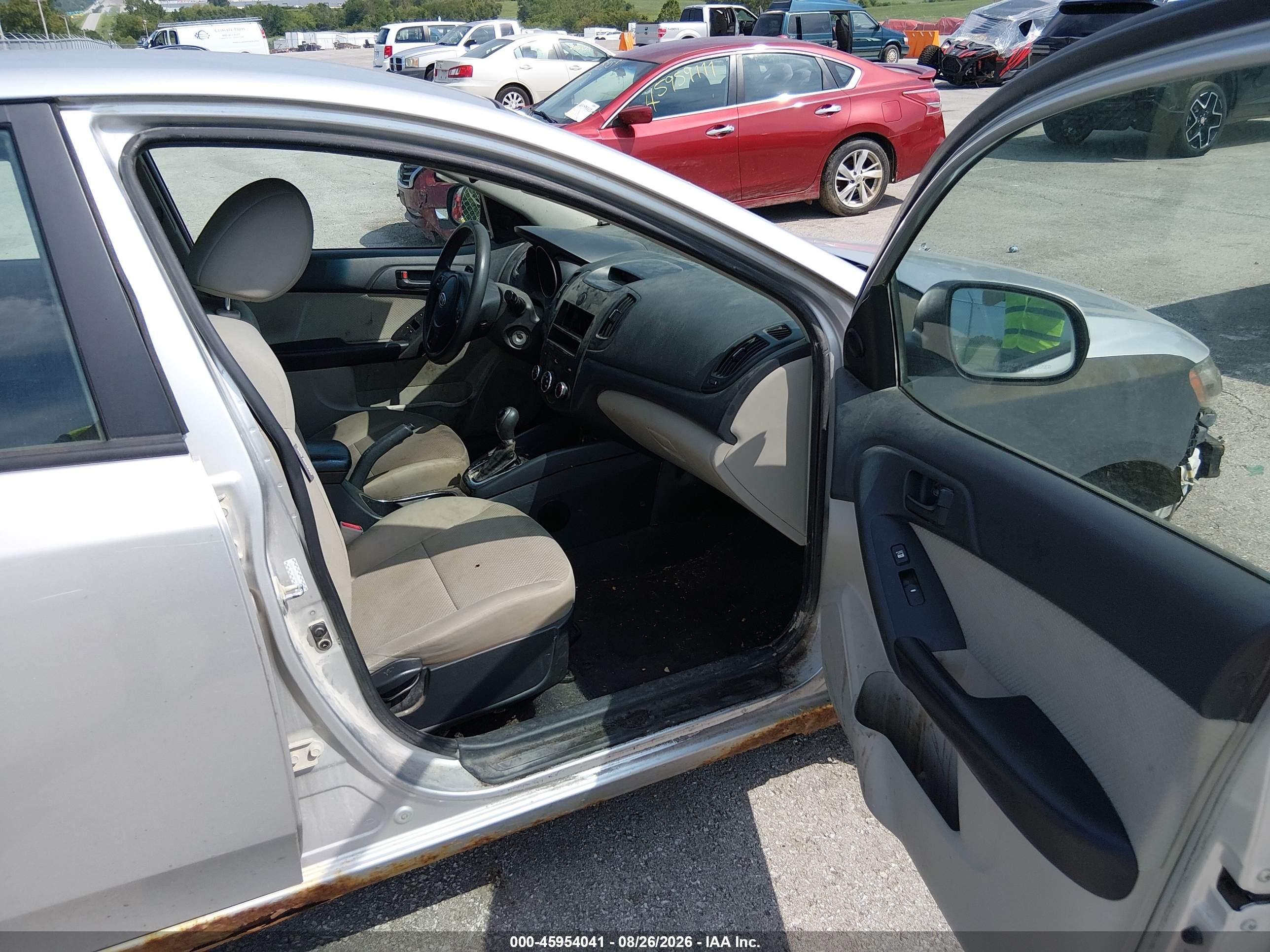 2011 Kia Forte Ex Silver vin: KNAFU4A24B5424953