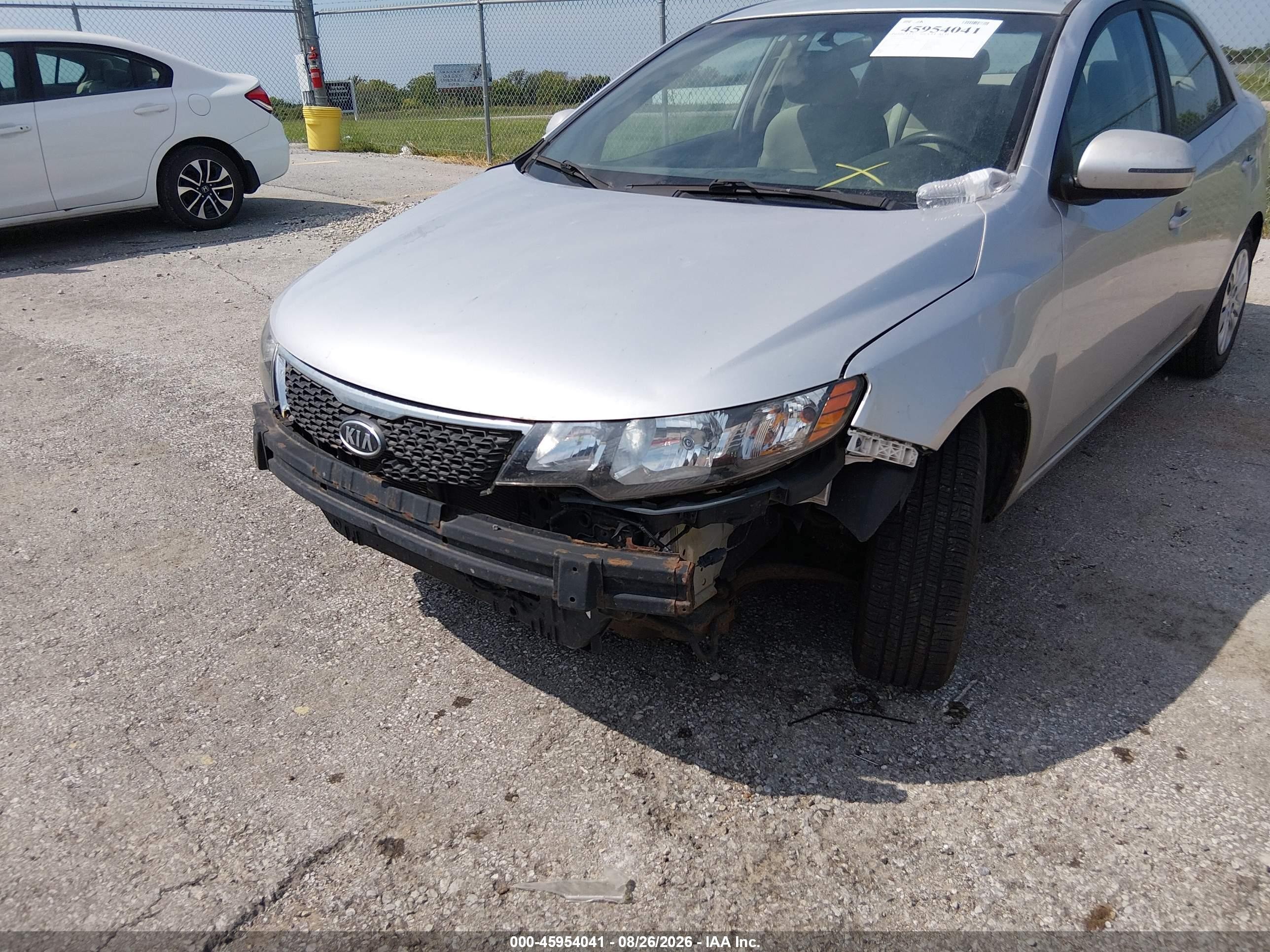 2011 Kia Forte Ex Silver vin: KNAFU4A24B5424953