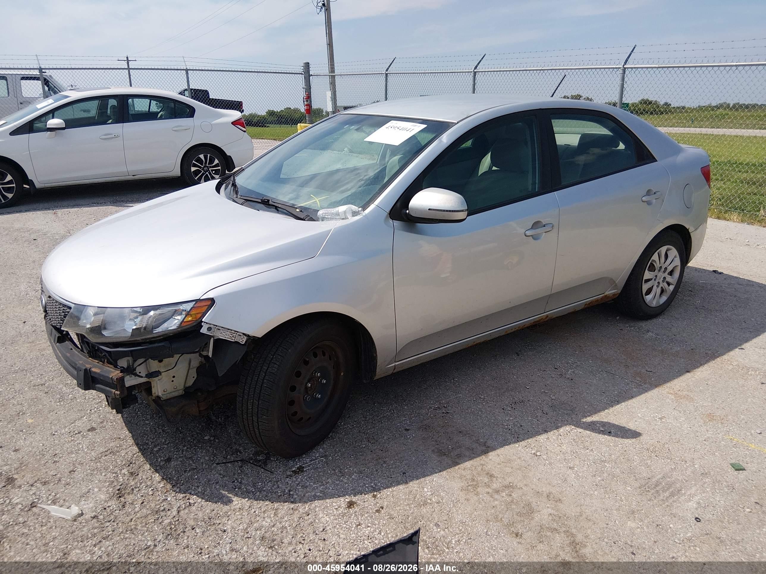 2011 Kia Forte Ex Silver vin: KNAFU4A24B5424953