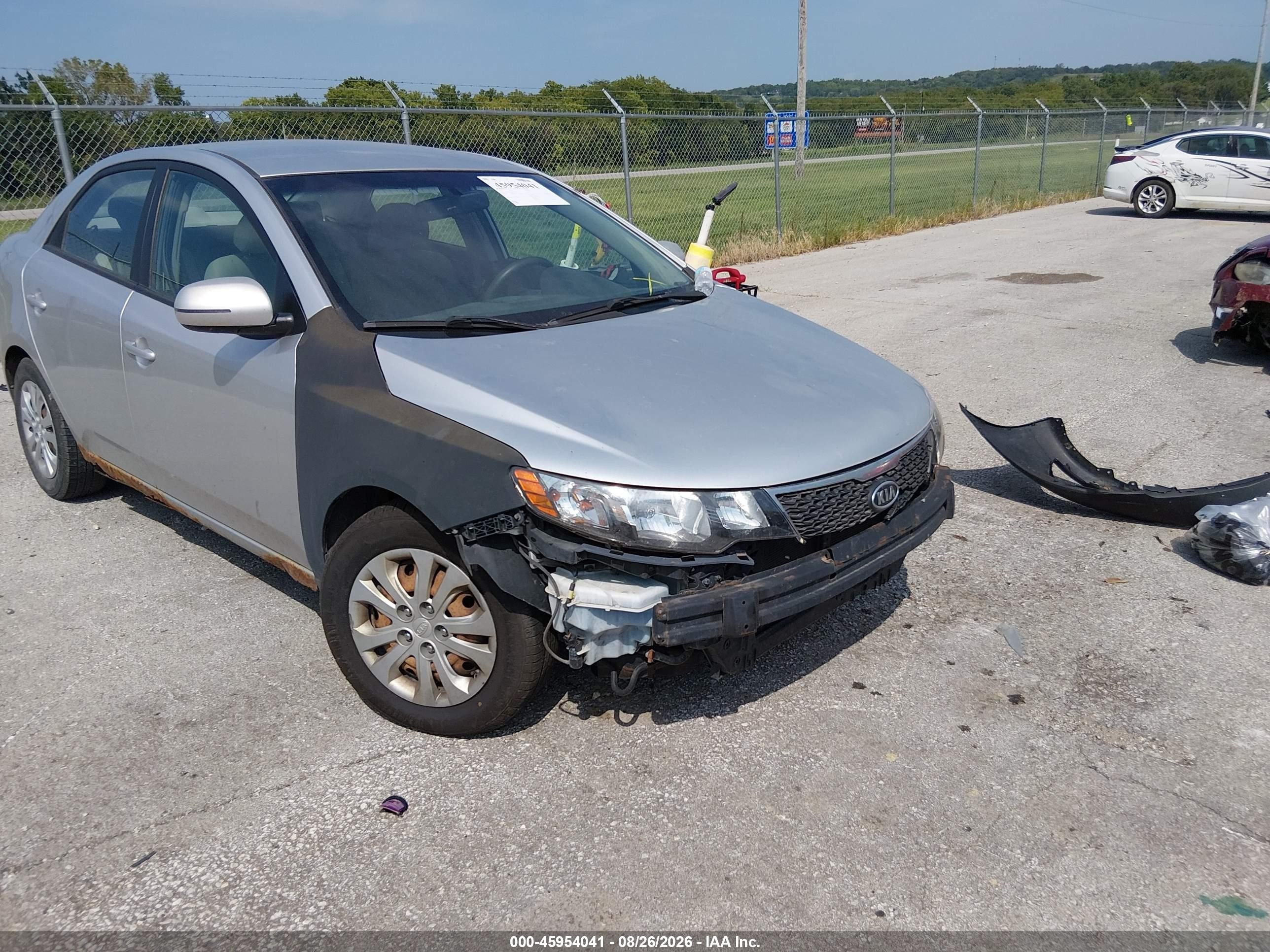 2011 Kia Forte Ex Silver vin: KNAFU4A24B5424953