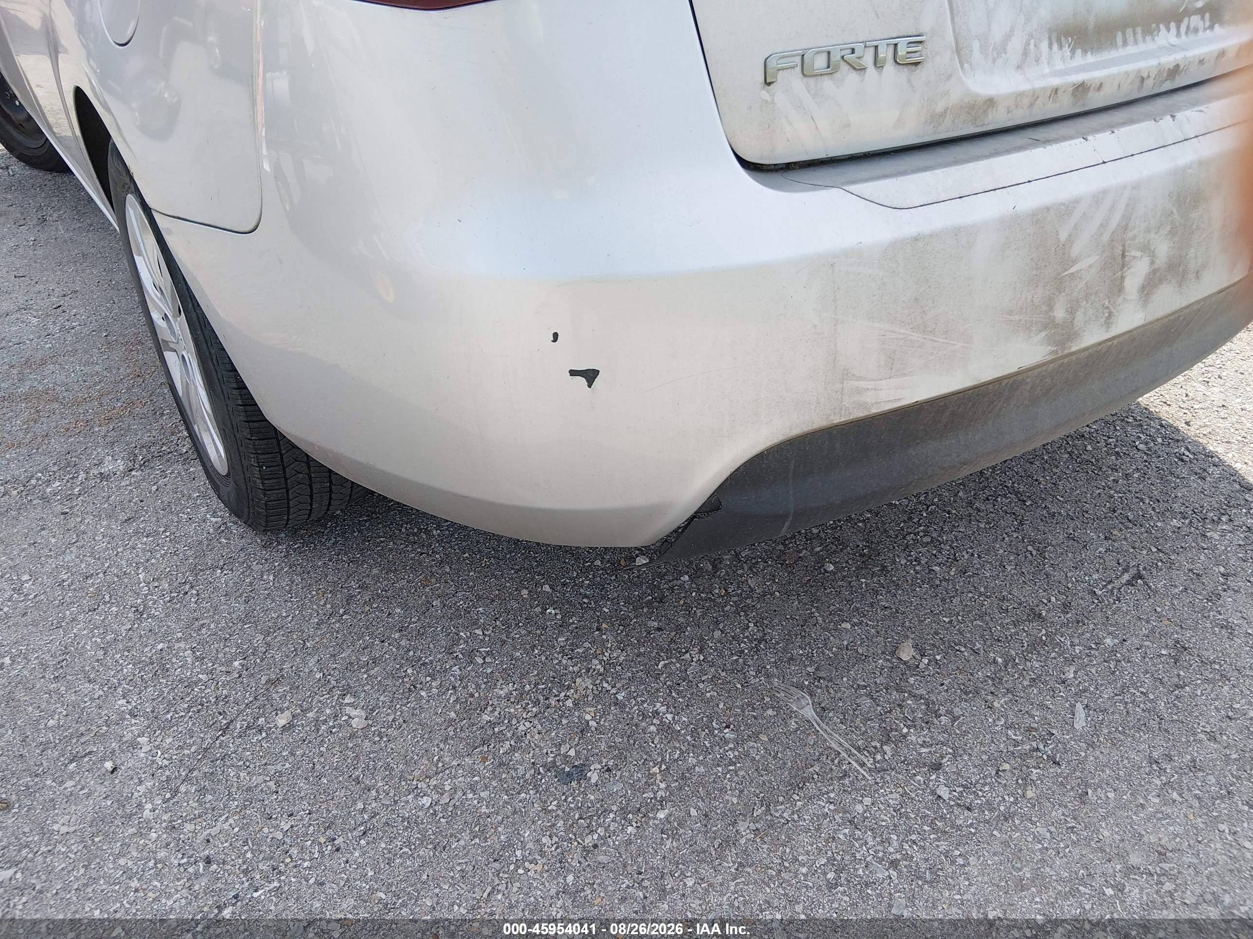 2011 Kia Forte Ex Silver vin: KNAFU4A24B5424953