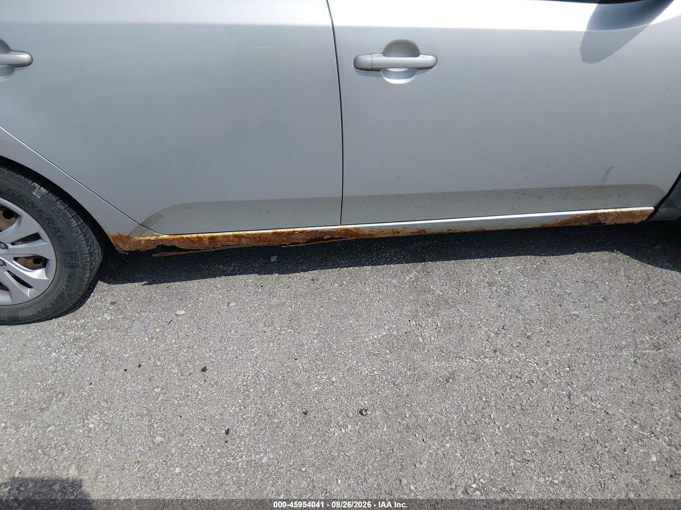 2011 Kia Forte Ex Silver vin: KNAFU4A24B5424953