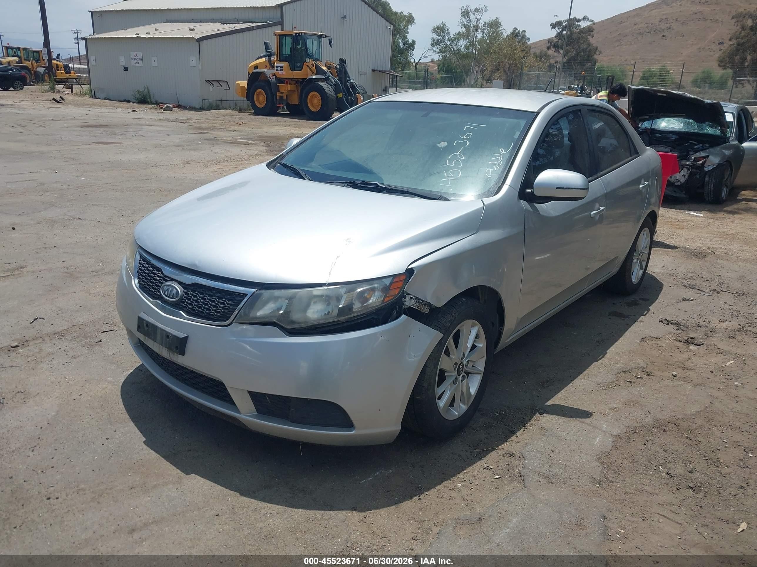 2011 Kia Forte Ex Silver vin: KNAFU4A24B5425973