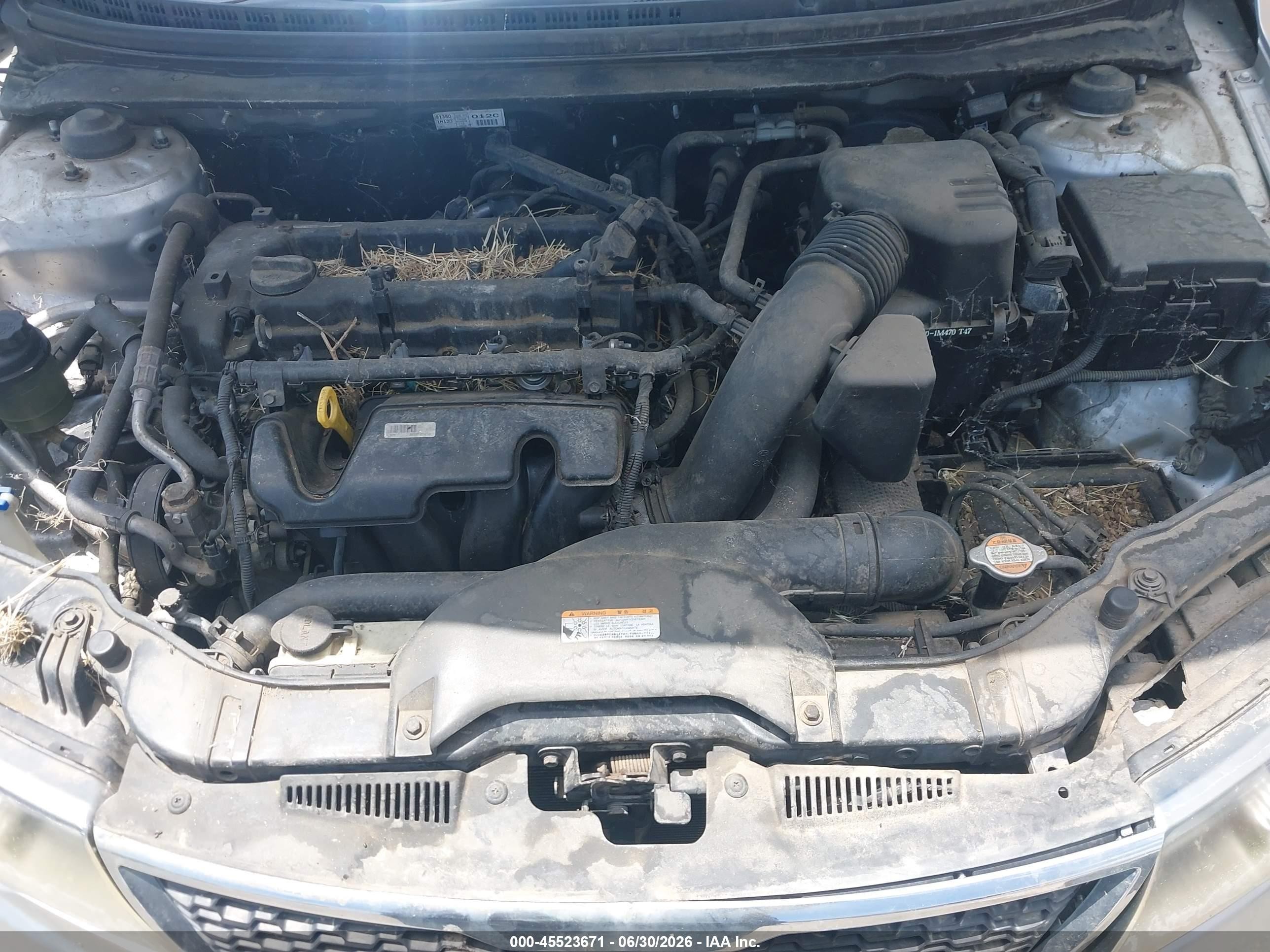 2011 Kia Forte Ex Silver vin: KNAFU4A24B5425973