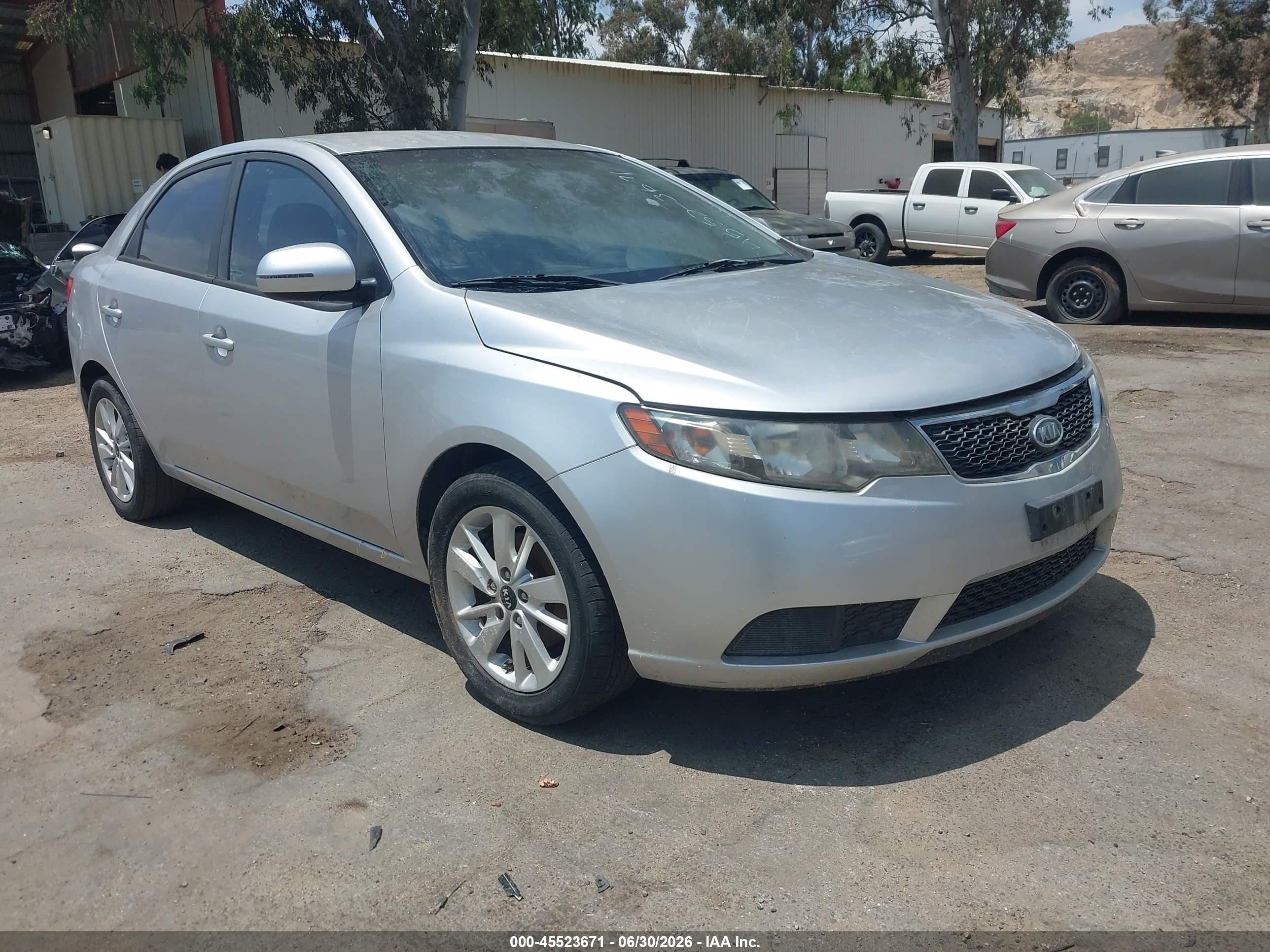 2011 Kia Forte Ex Silver vin: KNAFU4A24B5425973