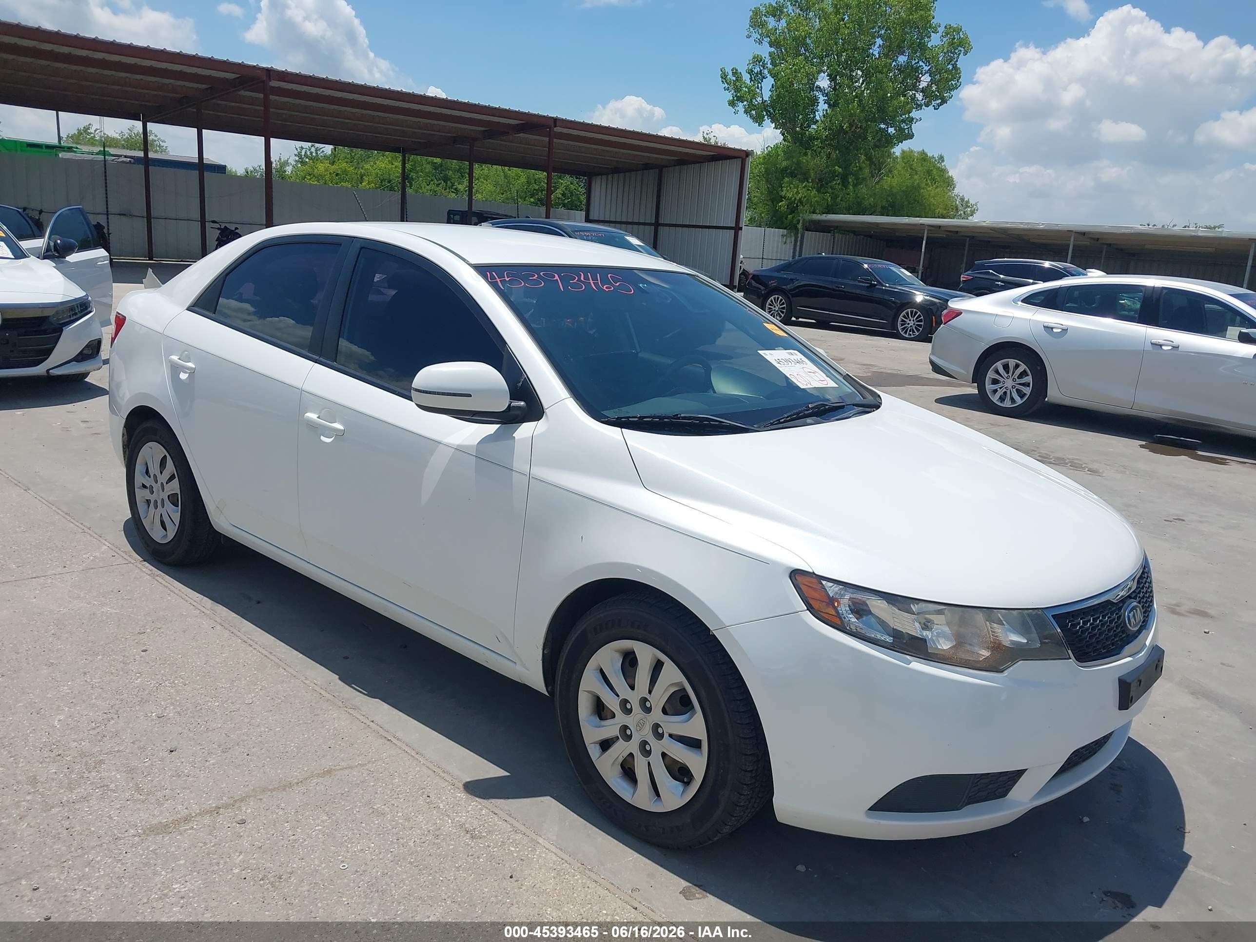 2011 Kia Forte Ex White vin: KNAFU4A24B5435273