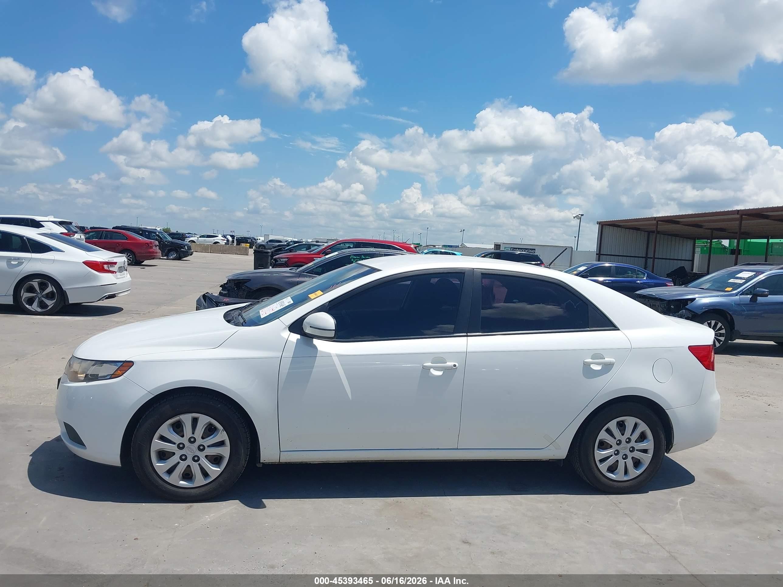 2011 Kia Forte Ex White vin: KNAFU4A24B5435273