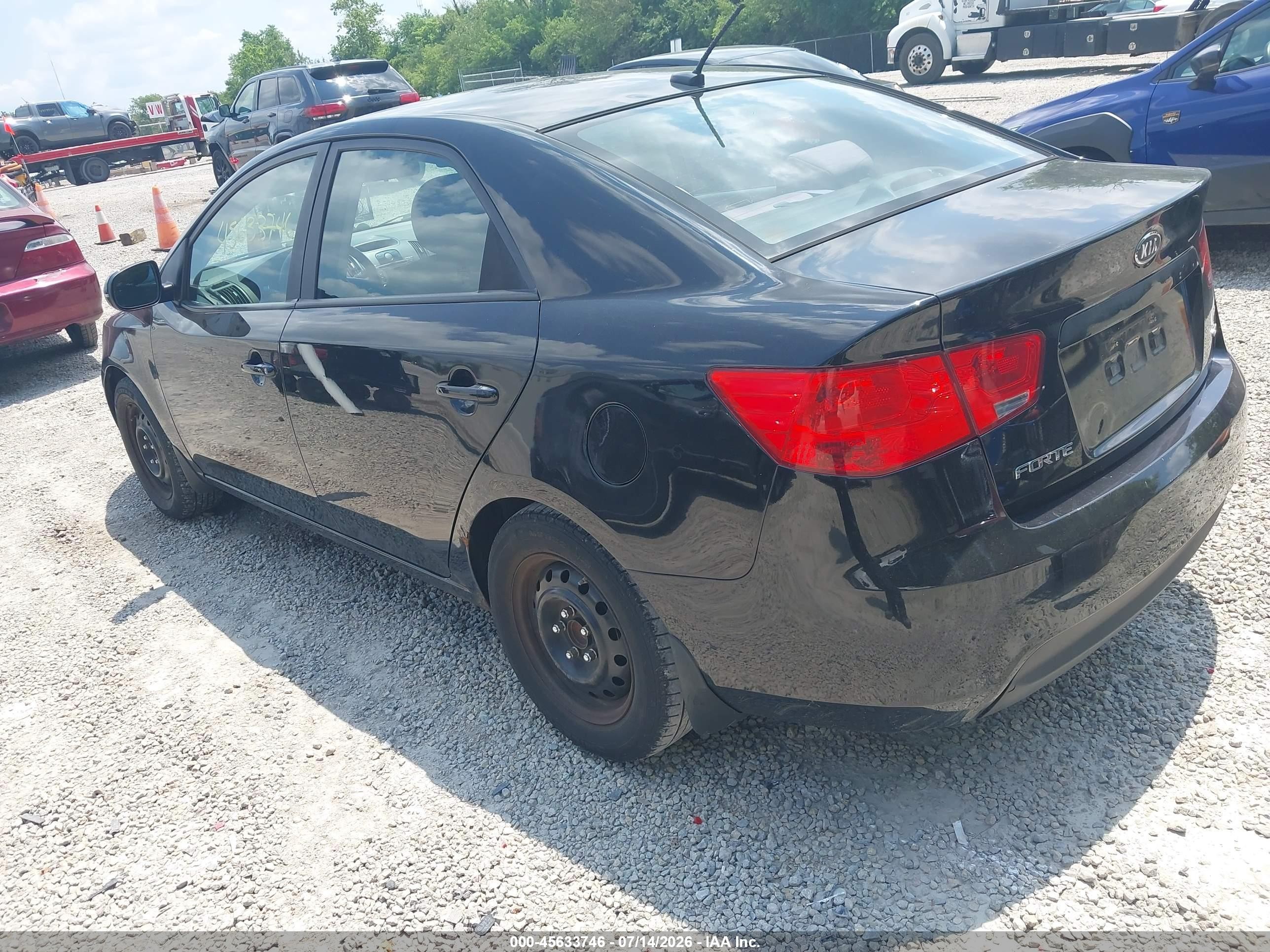 2011 Kia Forte Ex Black vin: KNAFU4A24B5436844