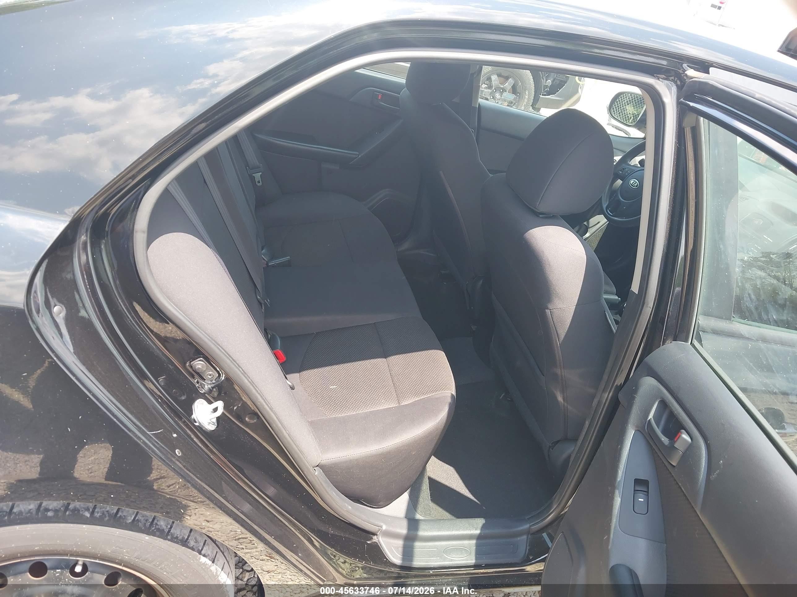 2011 Kia Forte Ex Black vin: KNAFU4A24B5436844
