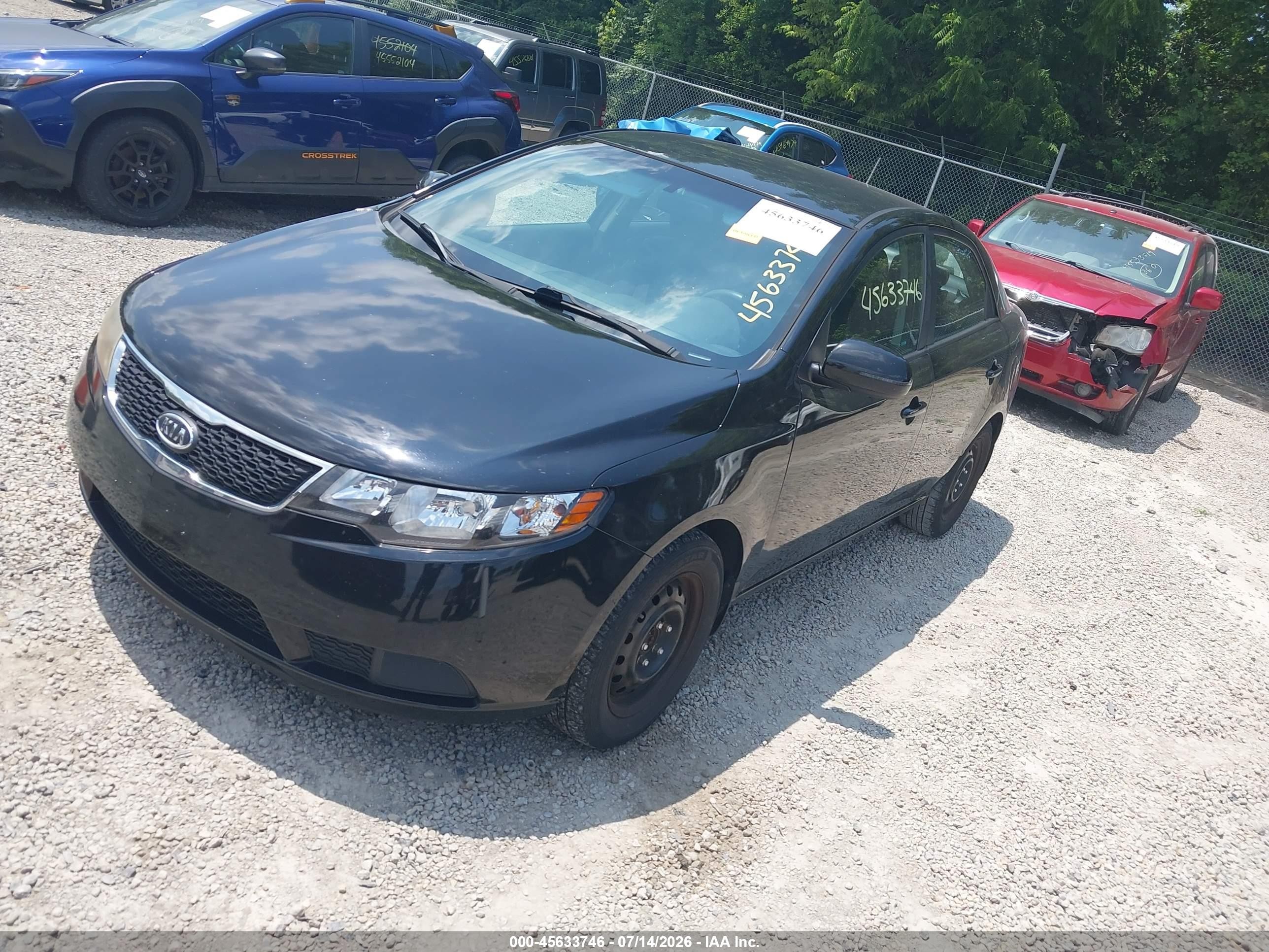 2011 Kia Forte Ex Black vin: KNAFU4A24B5436844
