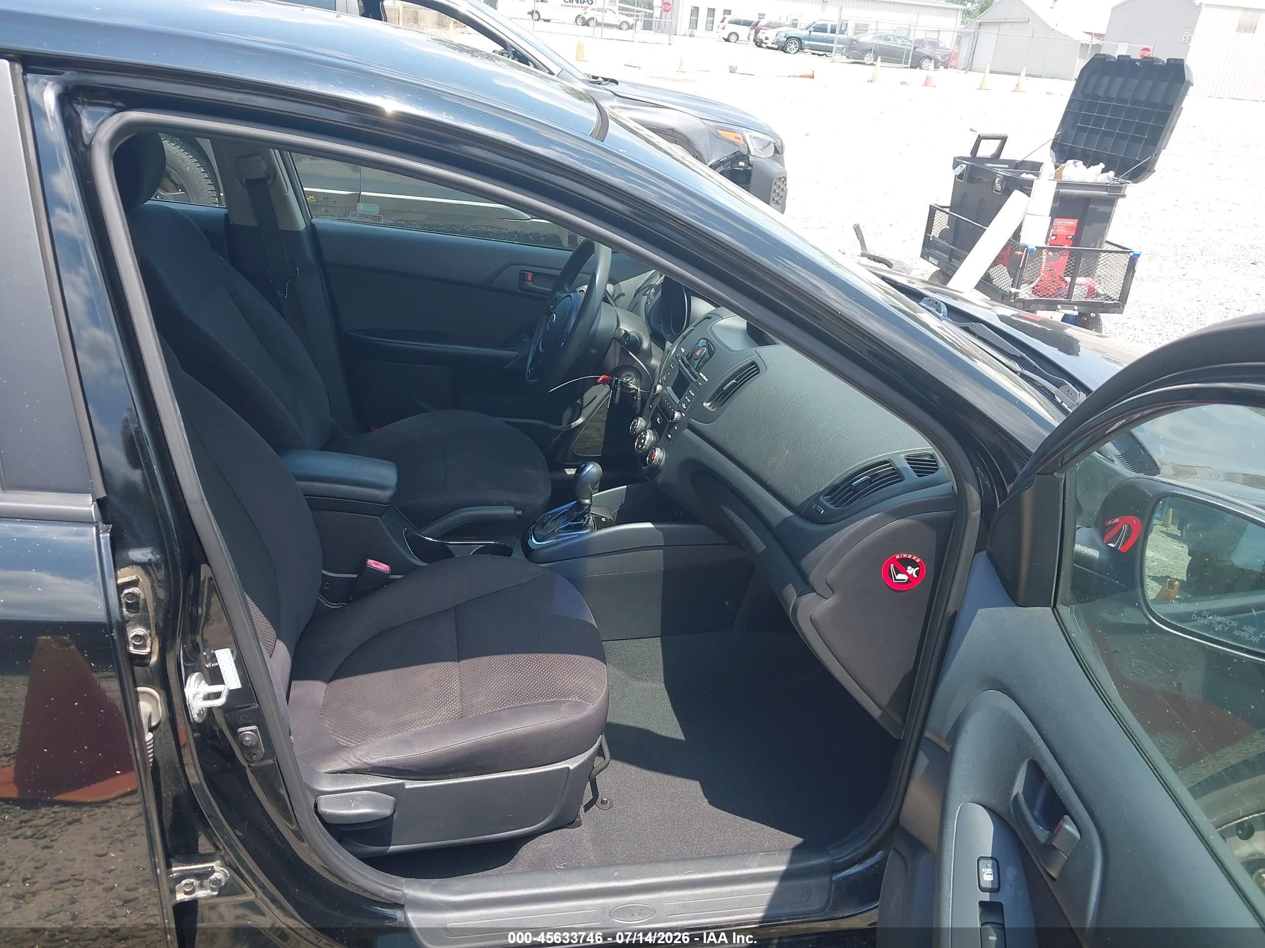 2011 Kia Forte Ex Black vin: KNAFU4A24B5436844