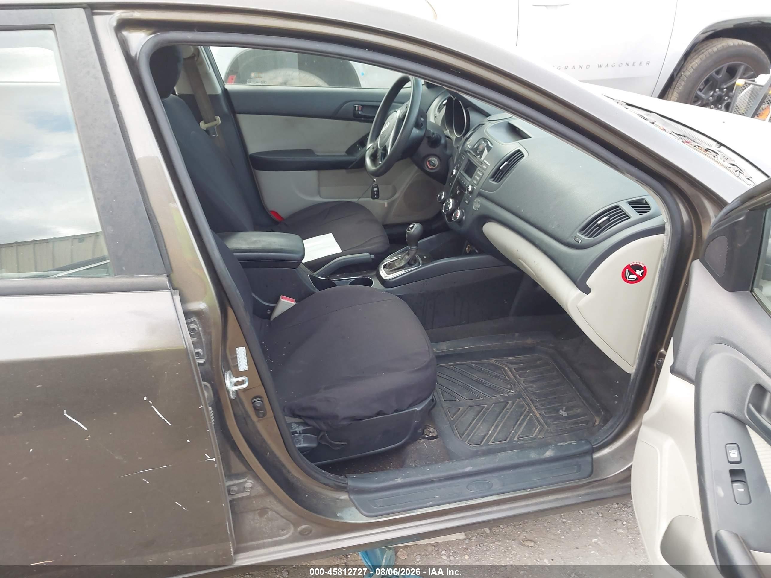 2011 Kia Forte Ex Gray vin: KNAFU4A24B5885750