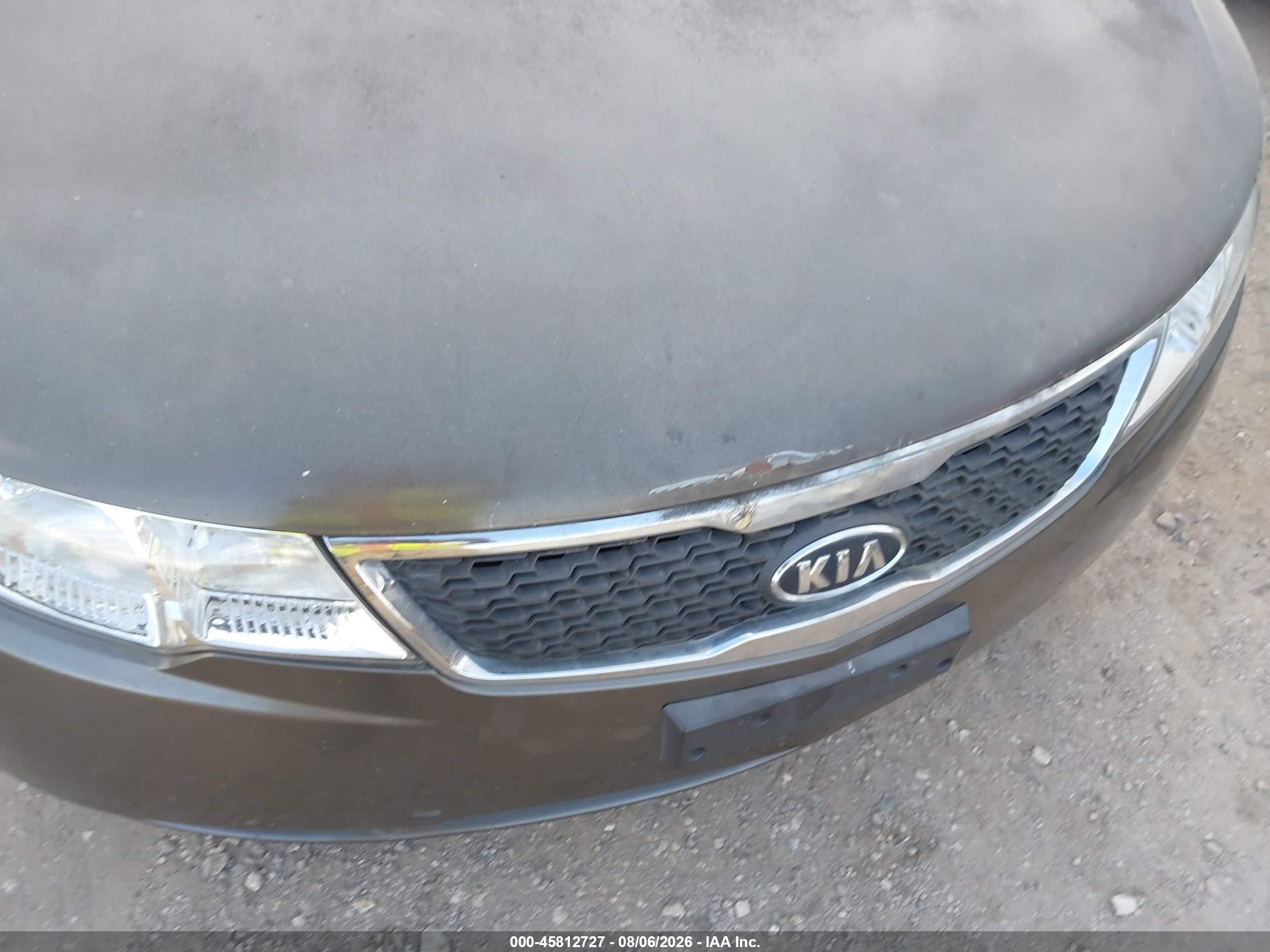 2011 Kia Forte Ex Gray vin: KNAFU4A24B5885750