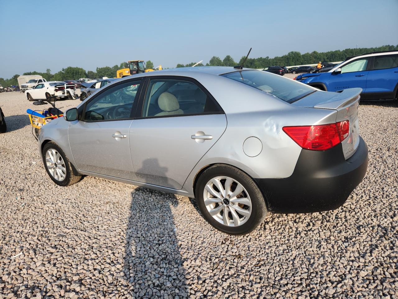 2012 Kia Forte Ex Серебряный vin: KNAFU4A24C5514055