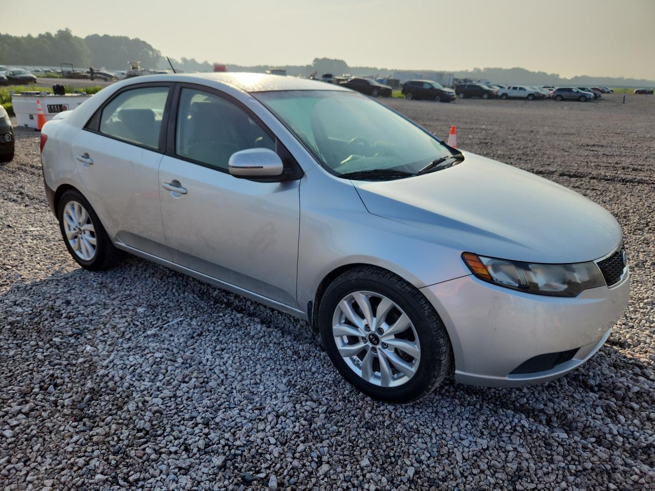2012 Kia Forte Ex Серебряный vin: KNAFU4A24C5514055