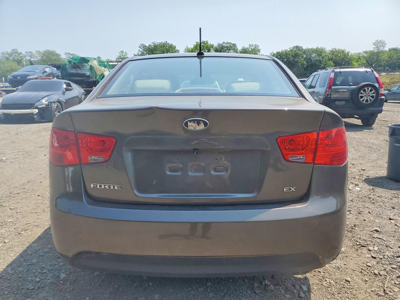 2012 Kia Forte Ex Brown vin: KNAFU4A24C5533110