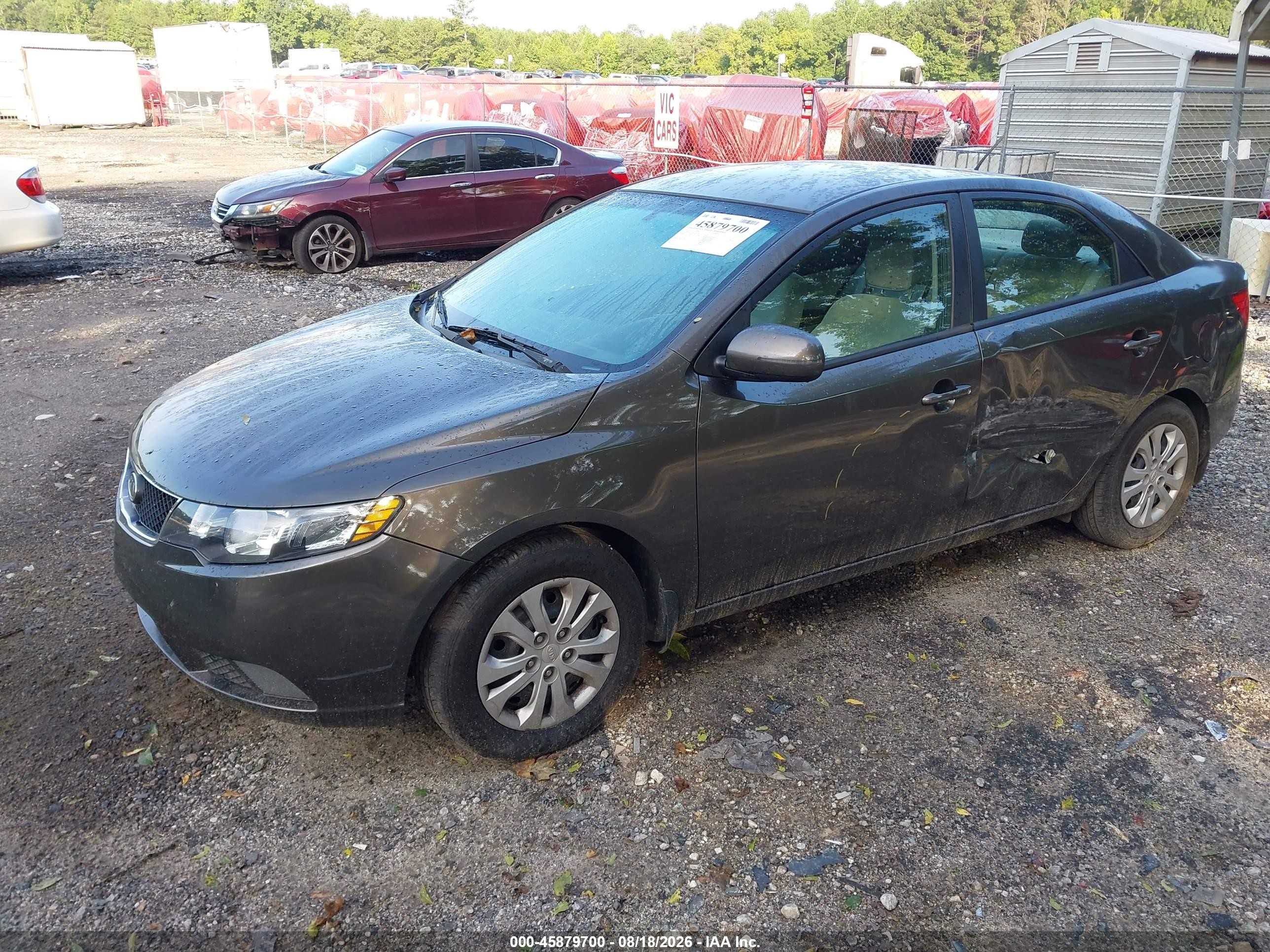 2012 Kia Forte Ex Silver vin: KNAFU4A24C5546729