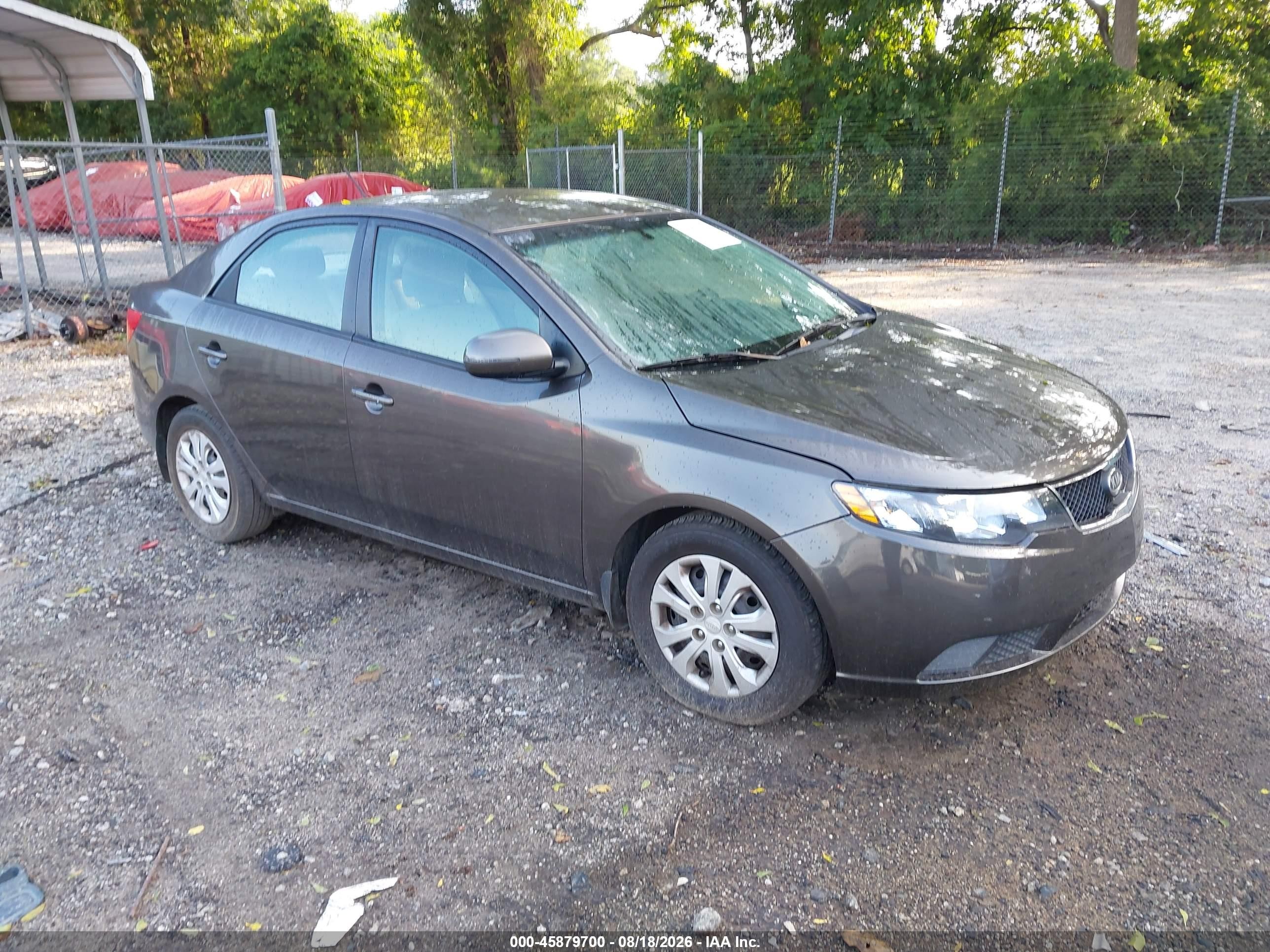 2012 Kia Forte Ex Silver vin: KNAFU4A24C5546729