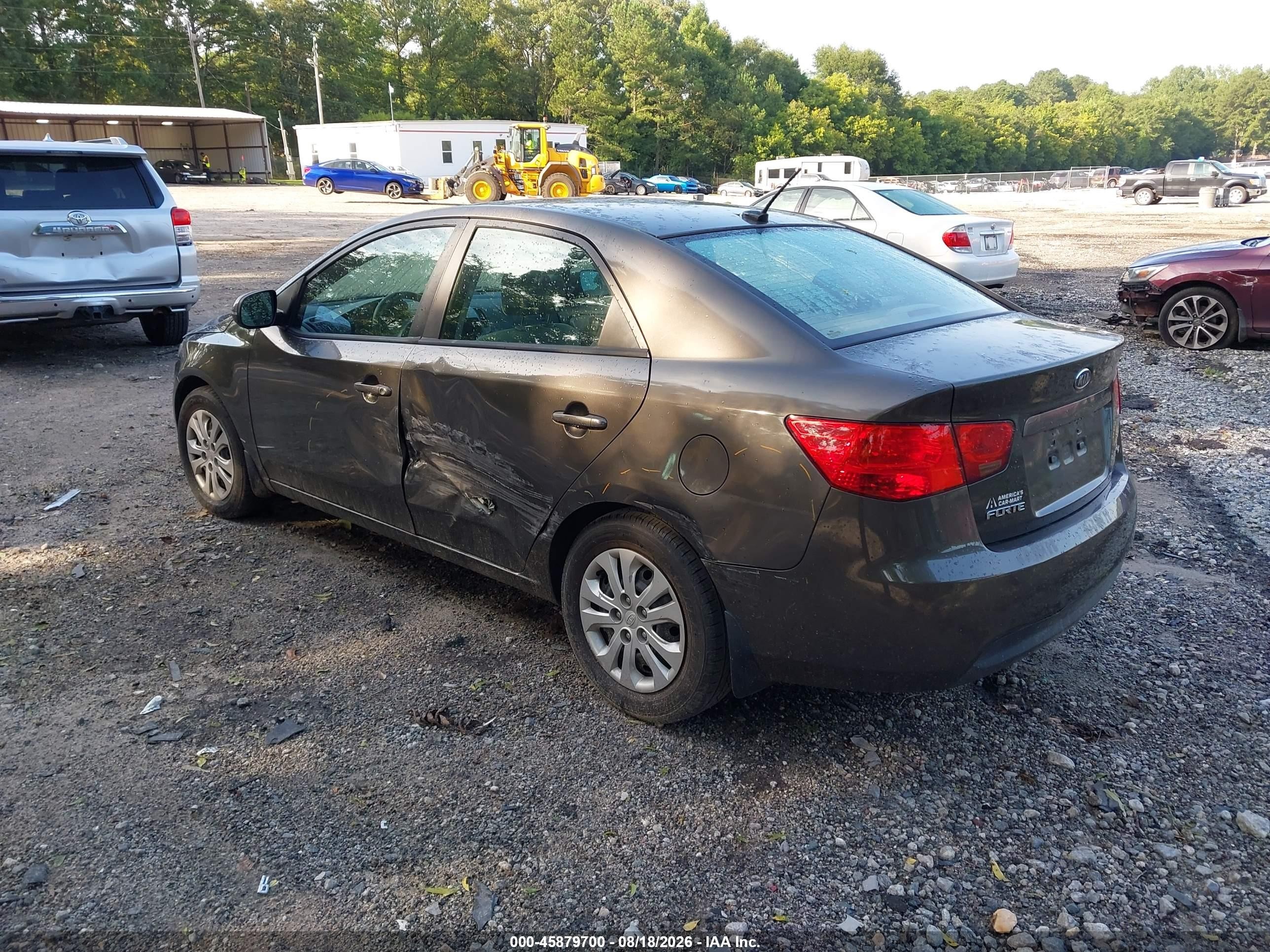 2012 Kia Forte Ex Silver vin: KNAFU4A24C5546729