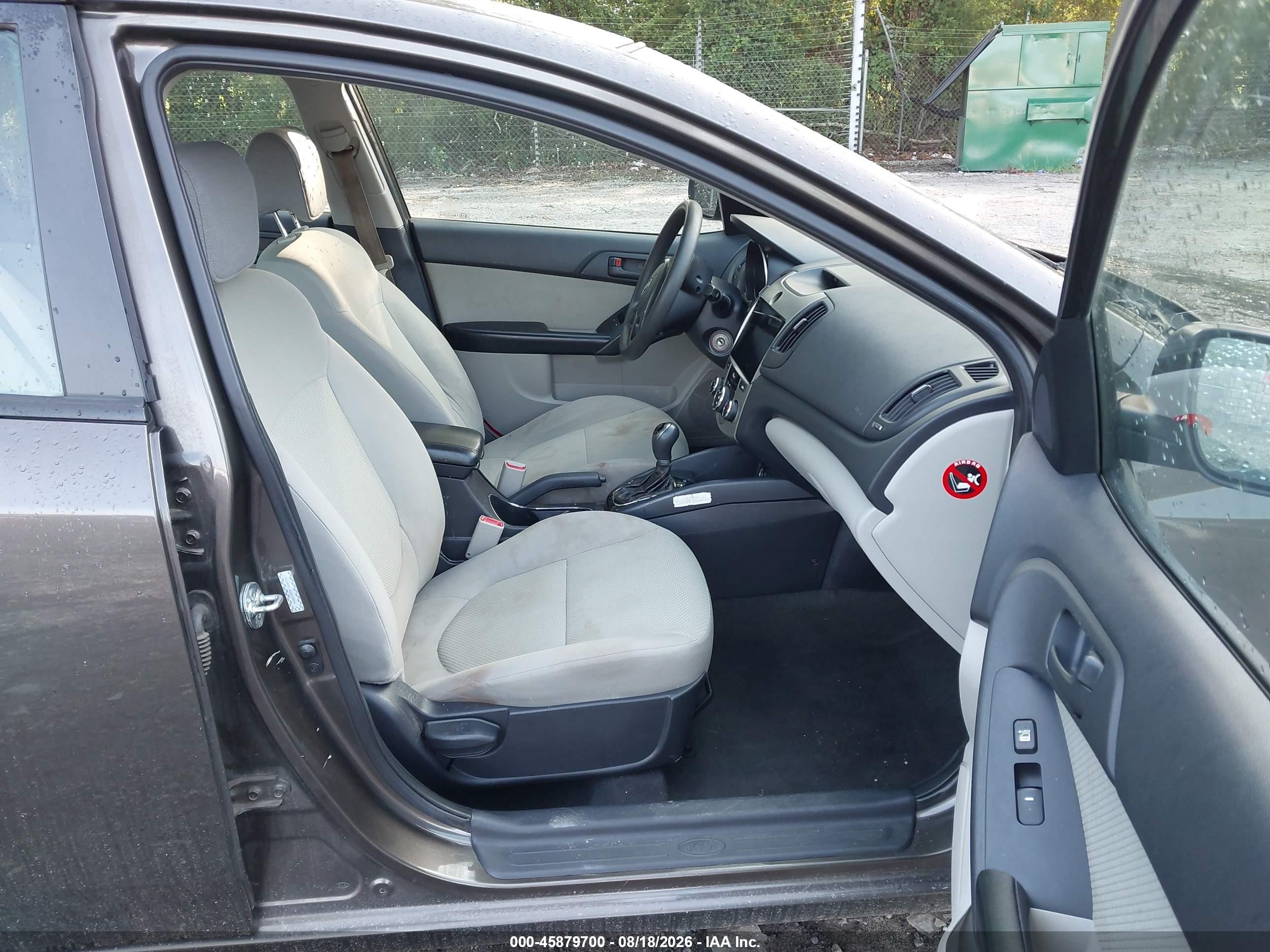 2012 Kia Forte Ex Silver vin: KNAFU4A24C5546729