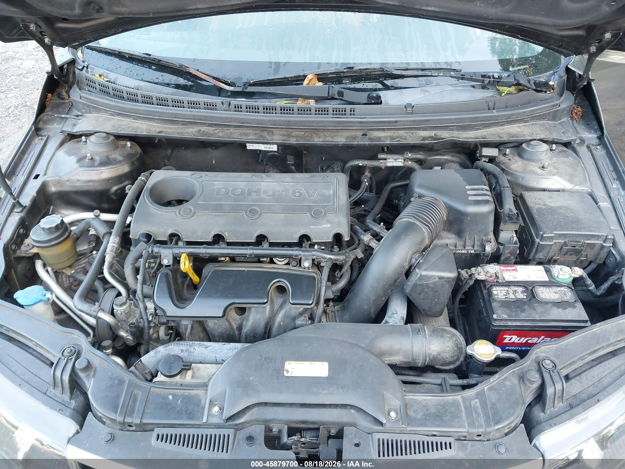 2012 Kia Forte Ex Silver vin: KNAFU4A24C5546729