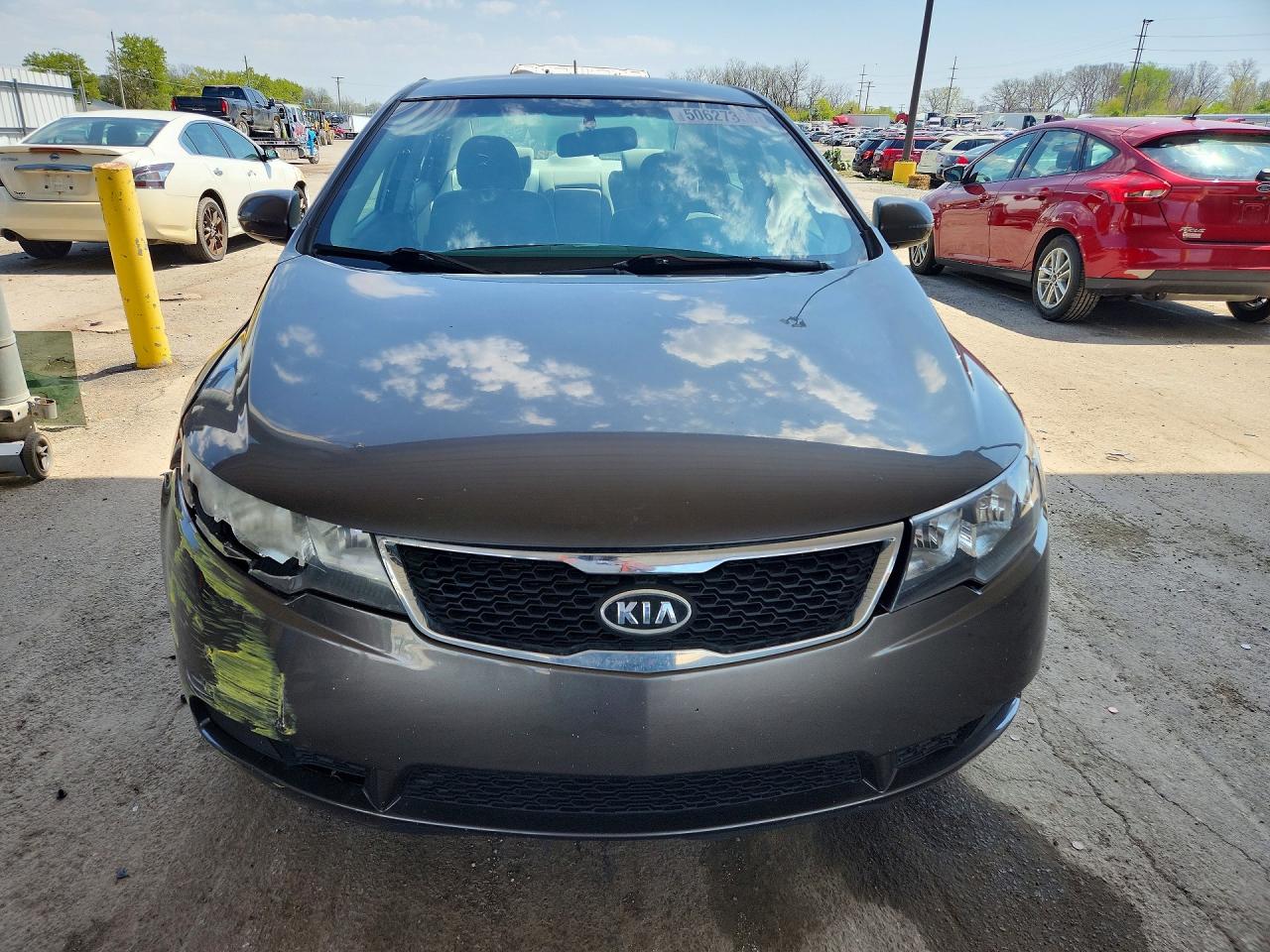 2012 Kia Forte Ex Gray vin: KNAFU4A24C5548948