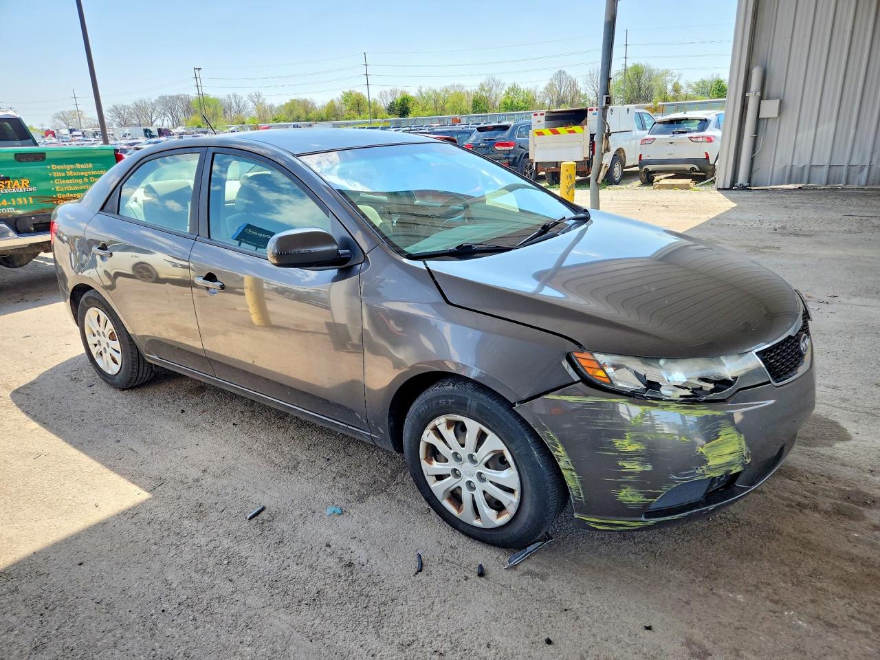 2012 Kia Forte Ex Gray vin: KNAFU4A24C5548948