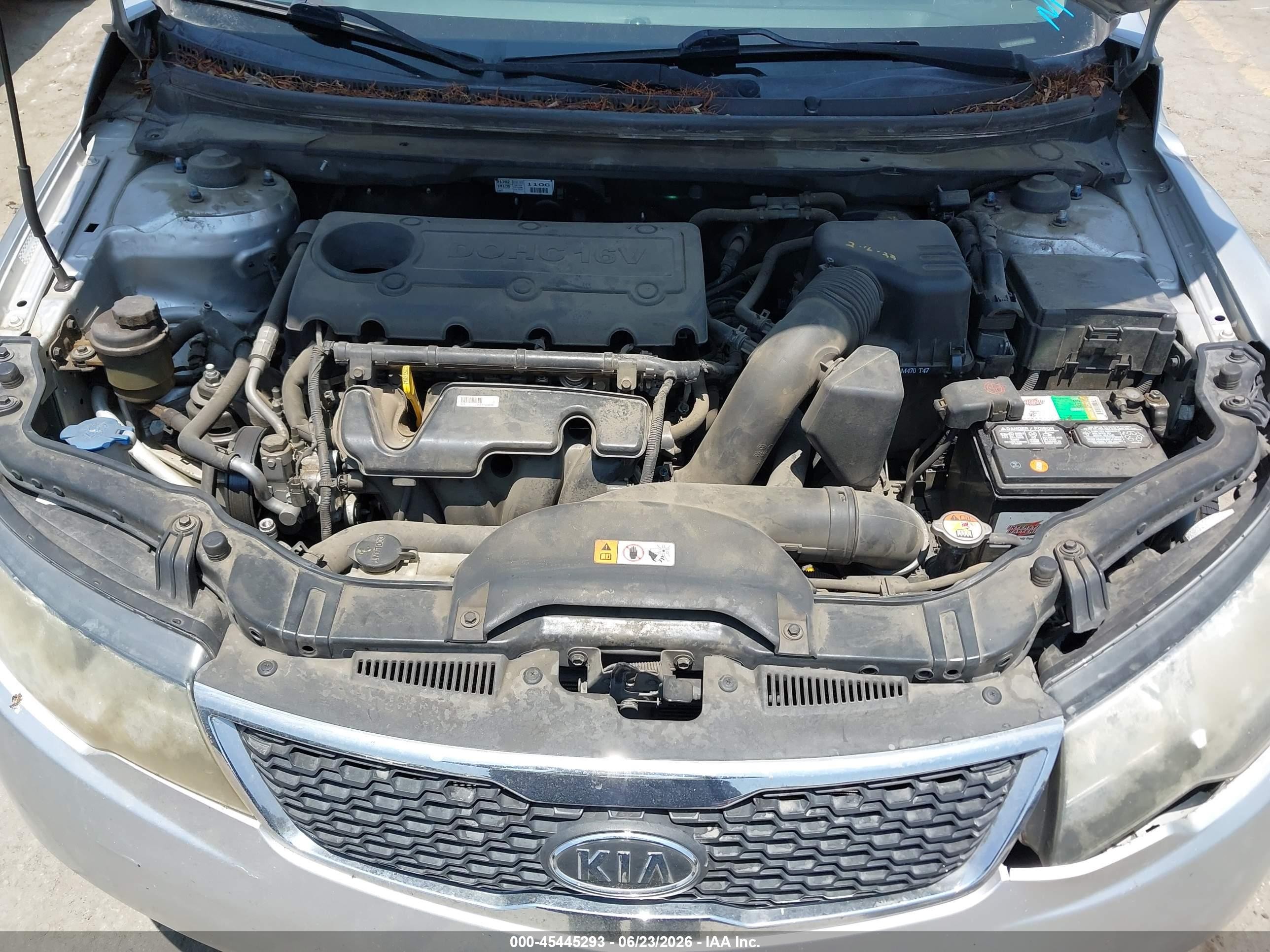2013 Kia Forte Ex Silver vin: KNAFU4A24D5684188