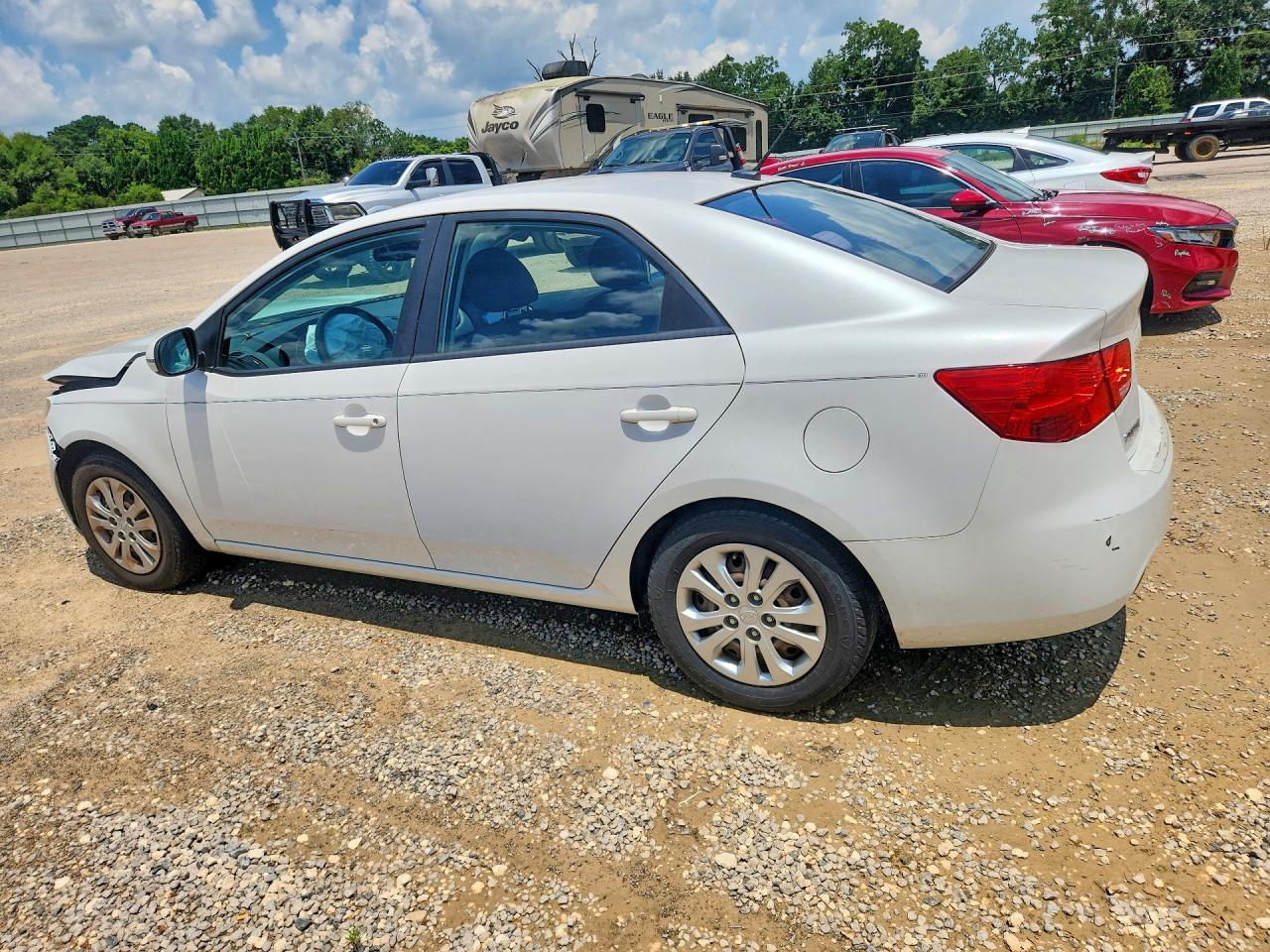 2013 Kia Forte Ex White vin: KNAFU4A24D5723913