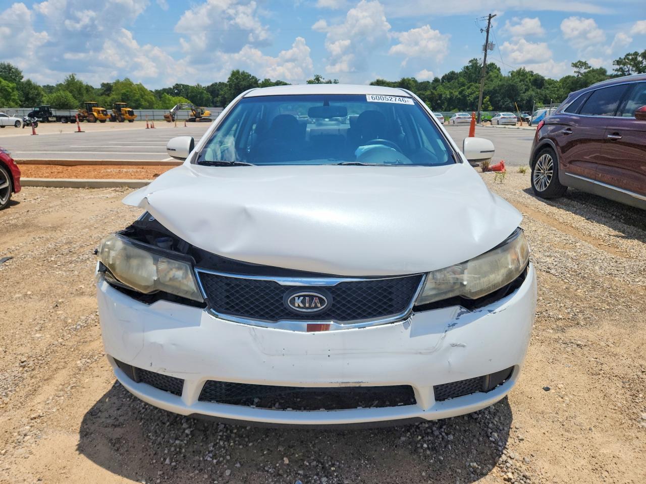 2013 Kia Forte Ex White vin: KNAFU4A24D5723913
