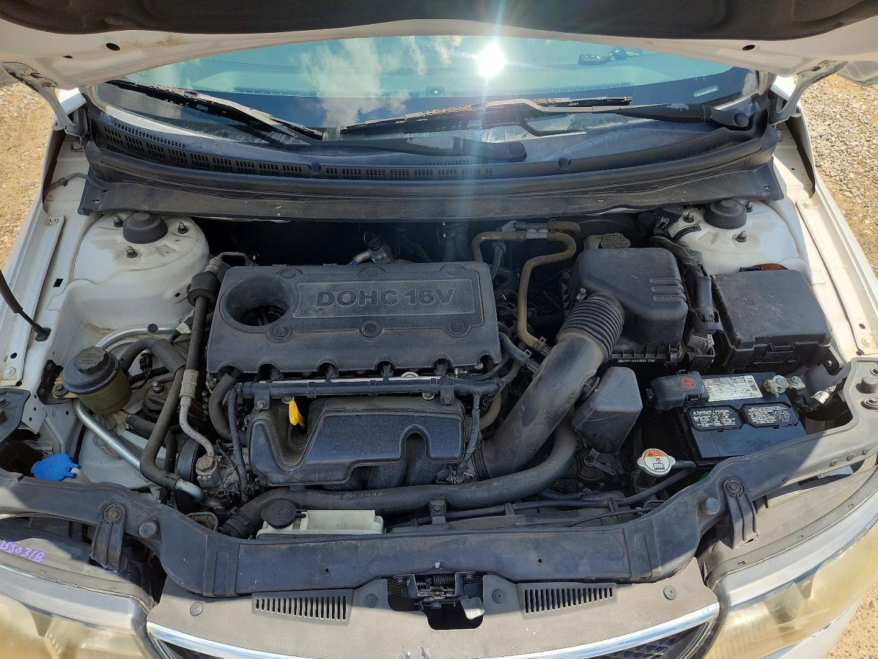 2013 Kia Forte Ex White vin: KNAFU4A24D5723913