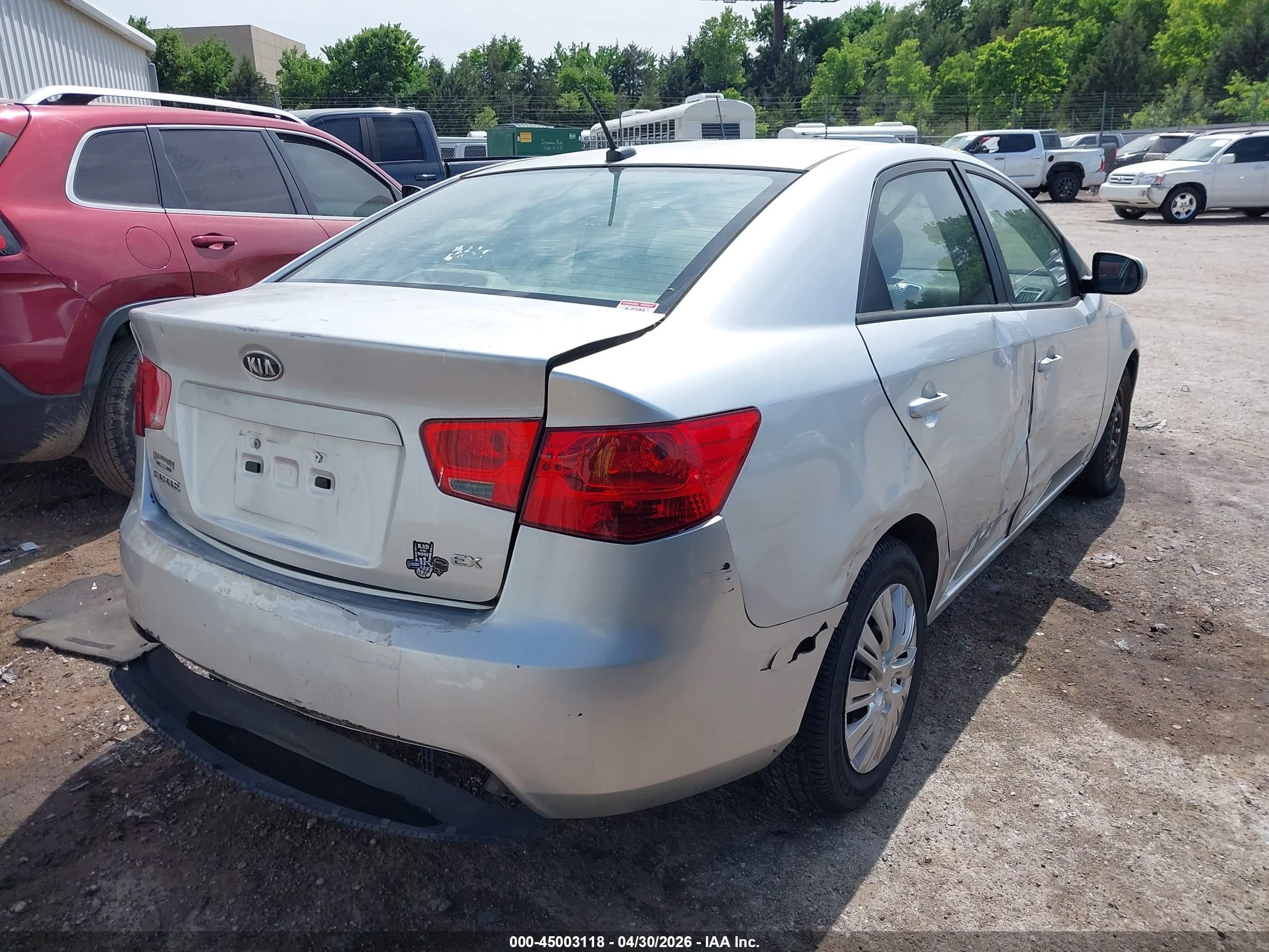 2013 Kia Forte Ex Серебряный vin: KNAFU4A24D5728559