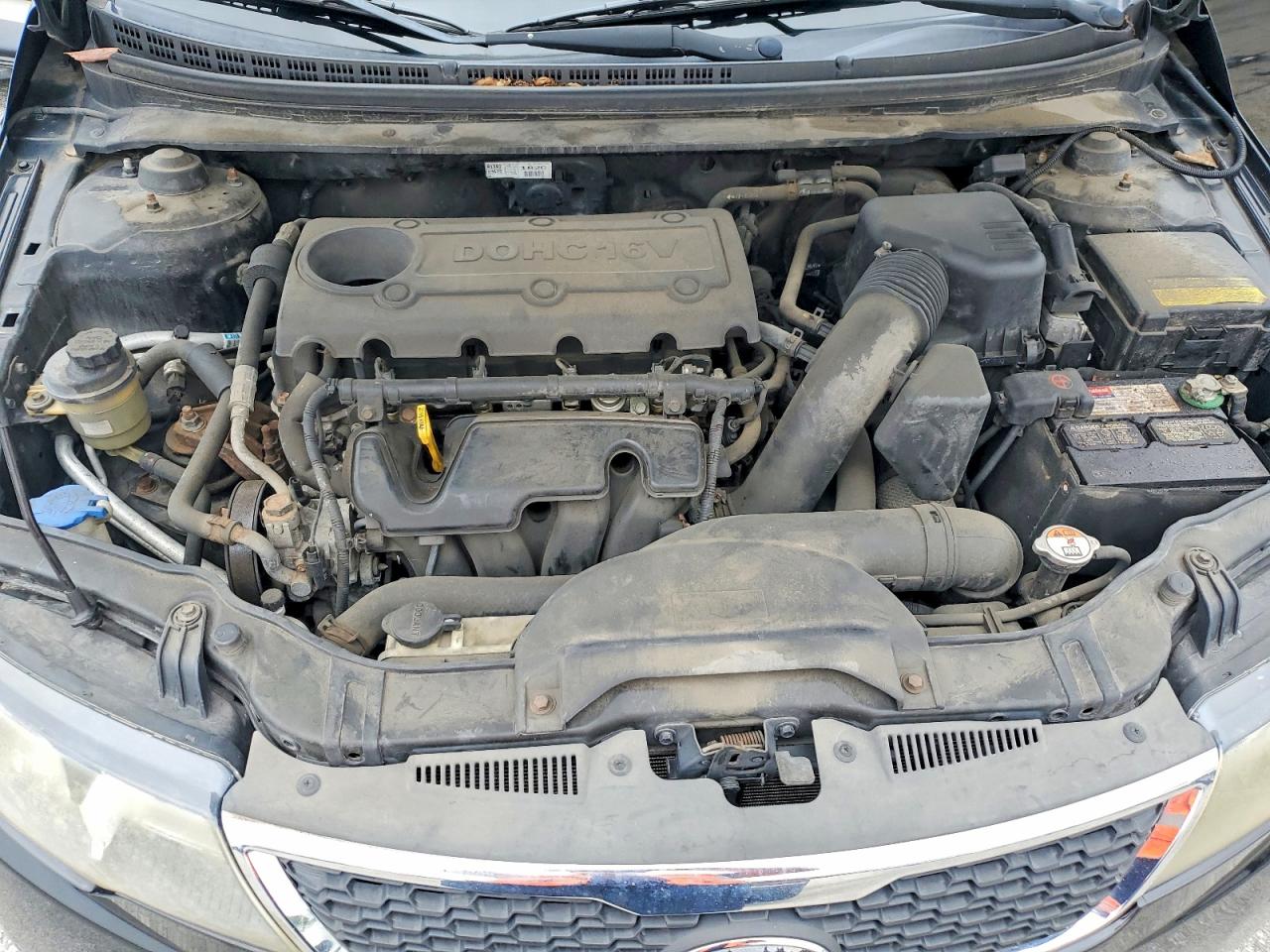 2013 Kia Forte Черный vin: KNAFU4A24D5737603