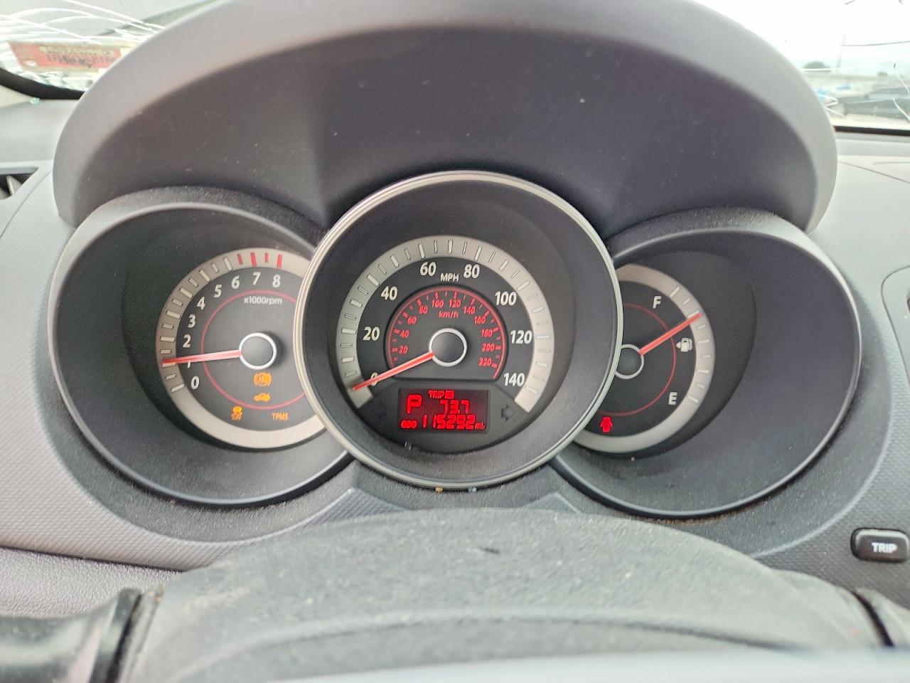 2010 Kia Forte Серый vin: KNAFU4A25A5055311
