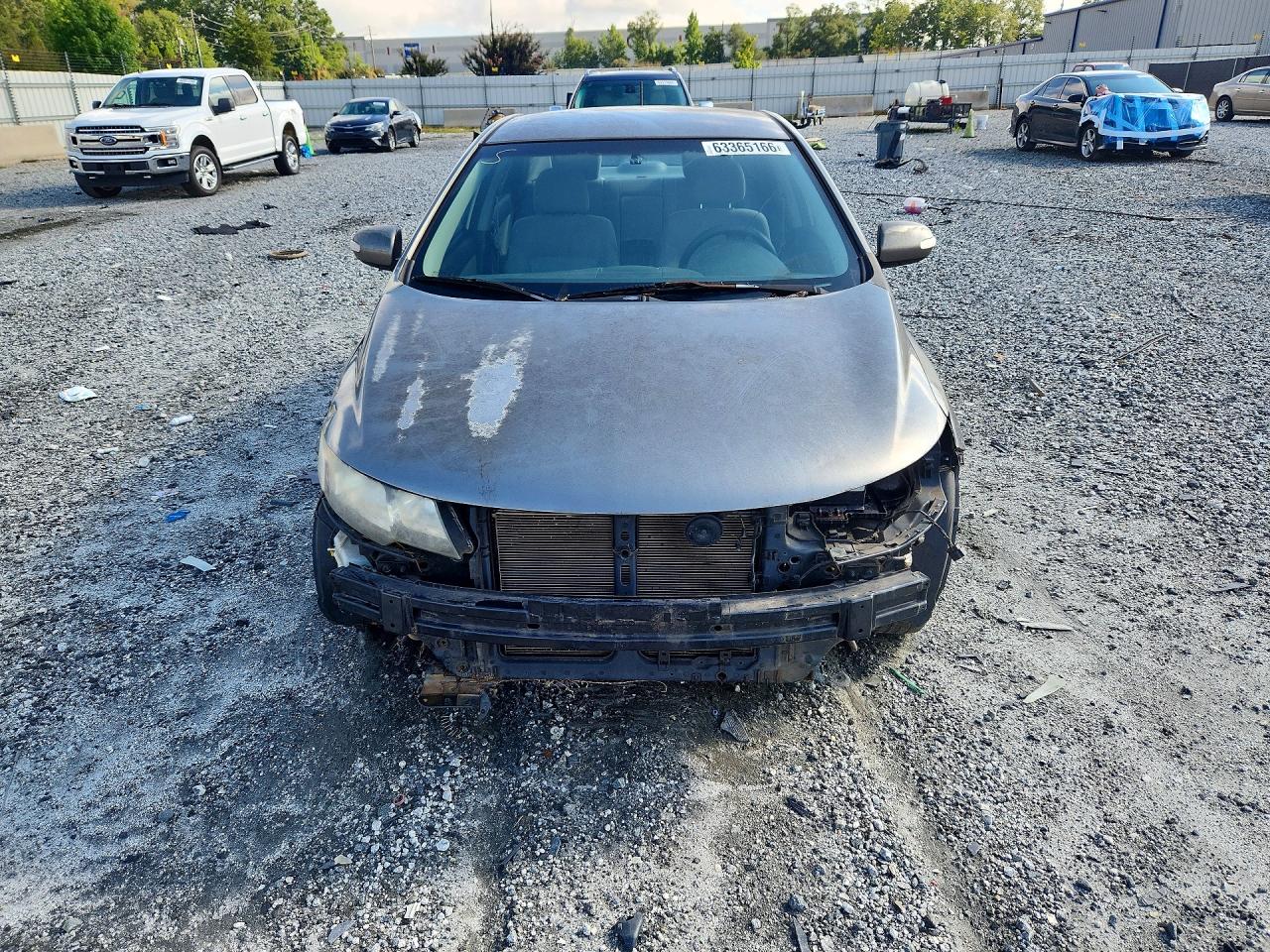 2010 Kia Forte Ex Gray vin: KNAFU4A25A5862329