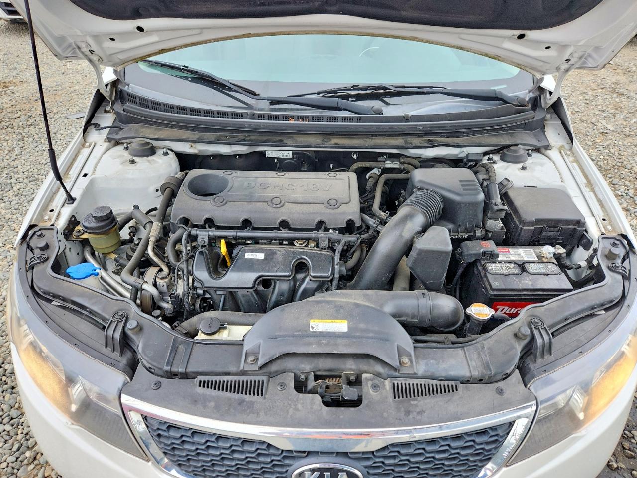 2011 Kia Forte Ex White vin: KNAFU4A25B5403805
