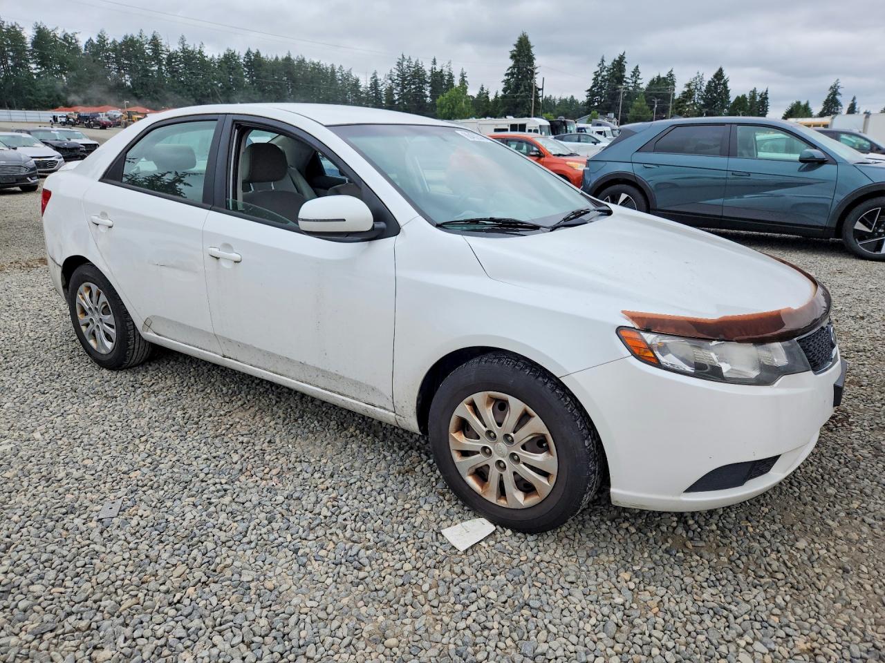2011 Kia Forte Ex White vin: KNAFU4A25B5403805