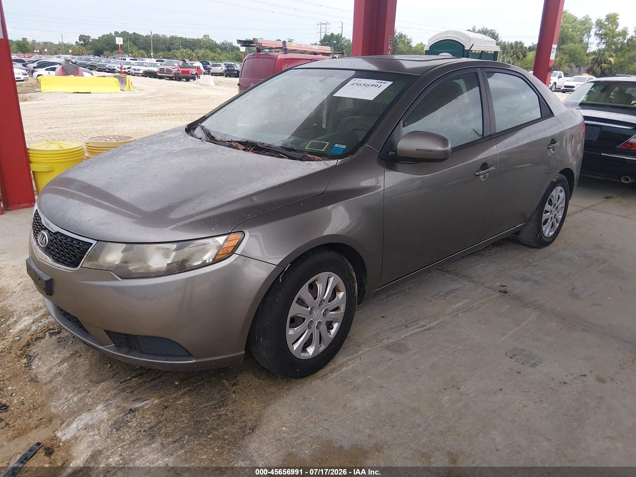 2011 Kia Forte Ex Gray vin: KNAFU4A25B5434066
