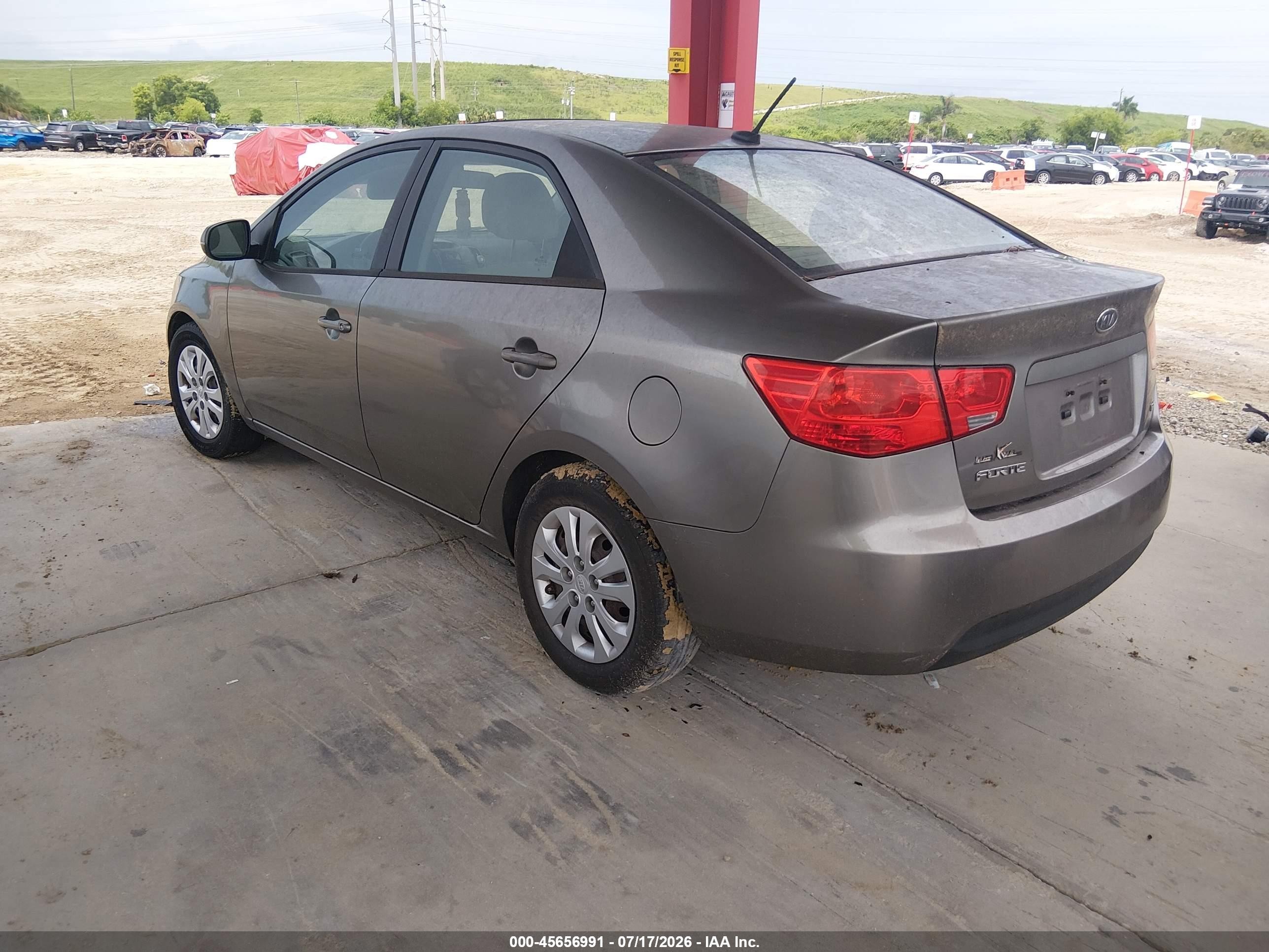2011 Kia Forte Ex Gray vin: KNAFU4A25B5434066