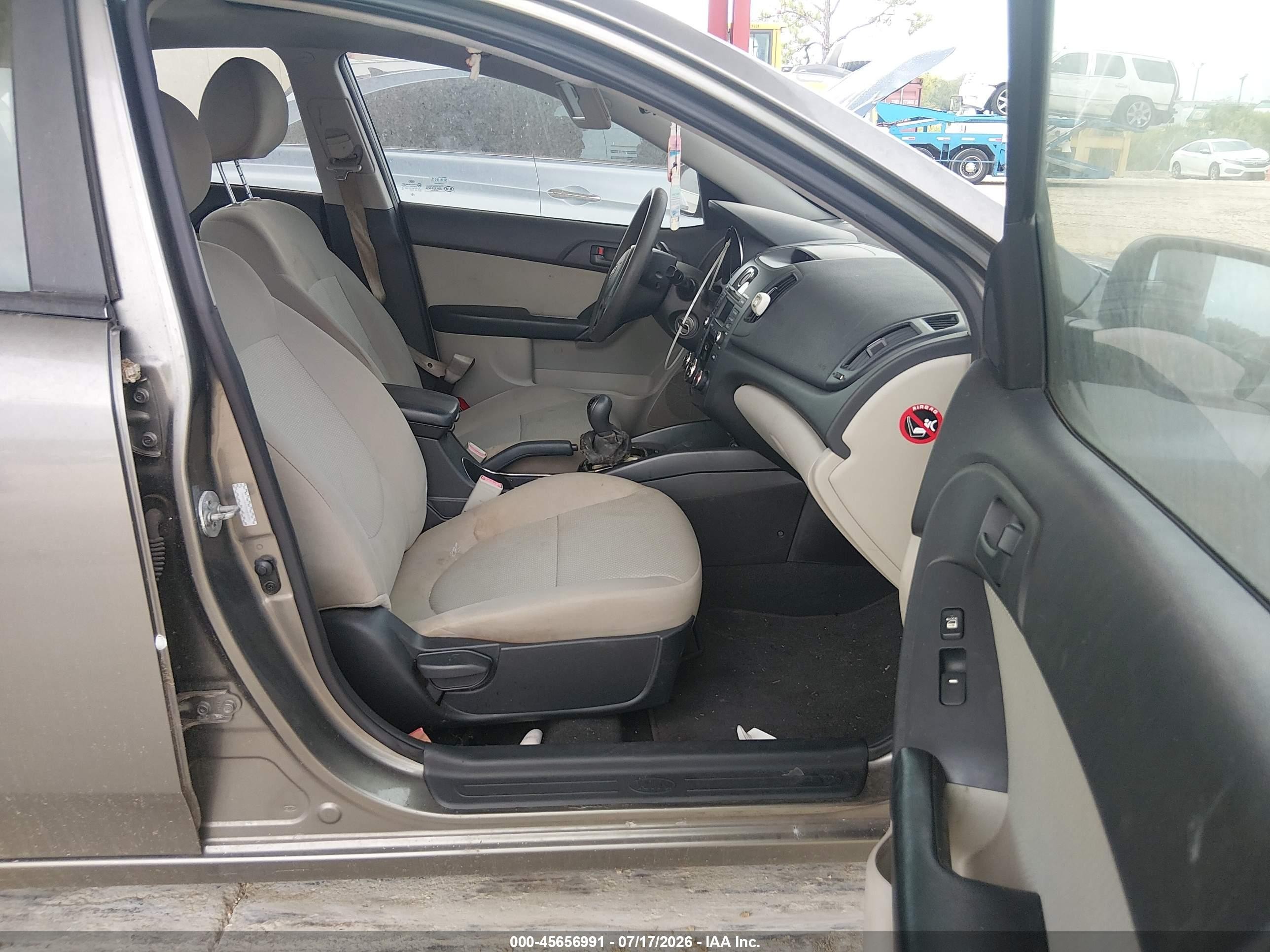 2011 Kia Forte Ex Gray vin: KNAFU4A25B5434066