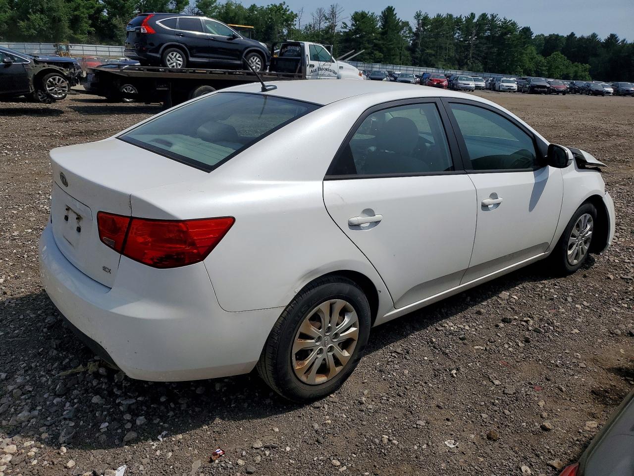 2011 Kia Forte Ex White vin: KNAFU4A25B5885126