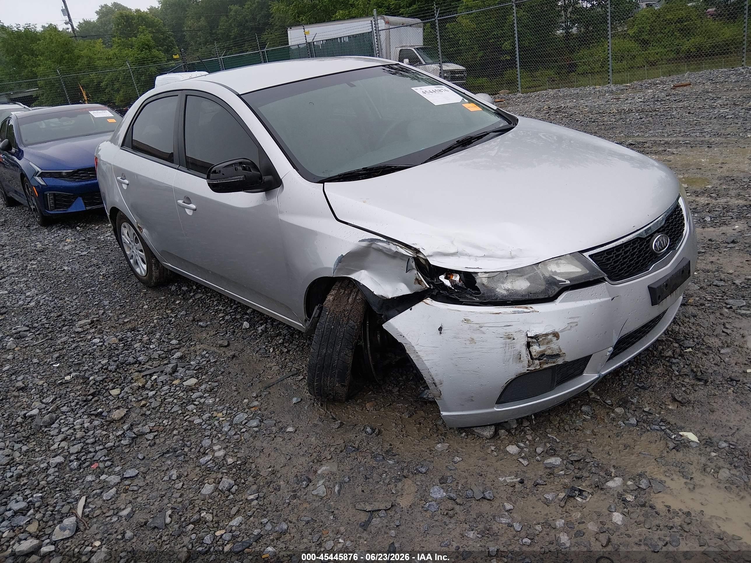 2012 Kia Forte Ex Серебряный vin: KNAFU4A25C5496133