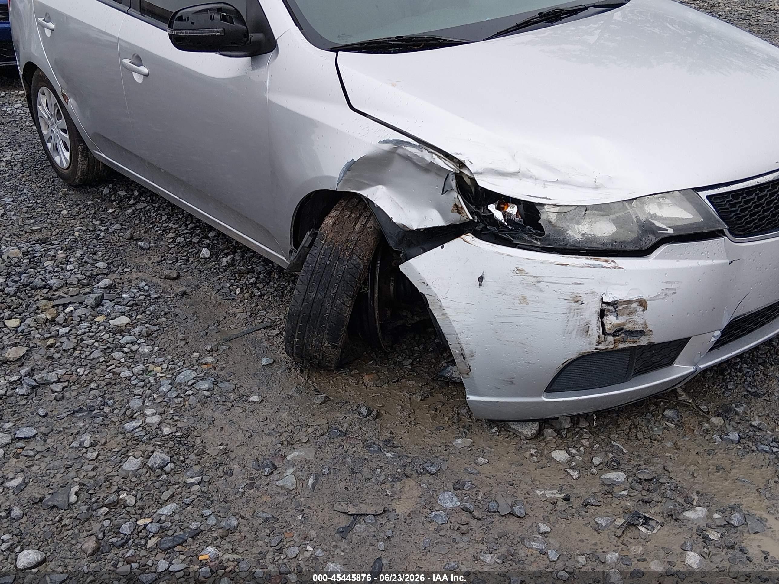 2012 Kia Forte Ex Серебряный vin: KNAFU4A25C5496133