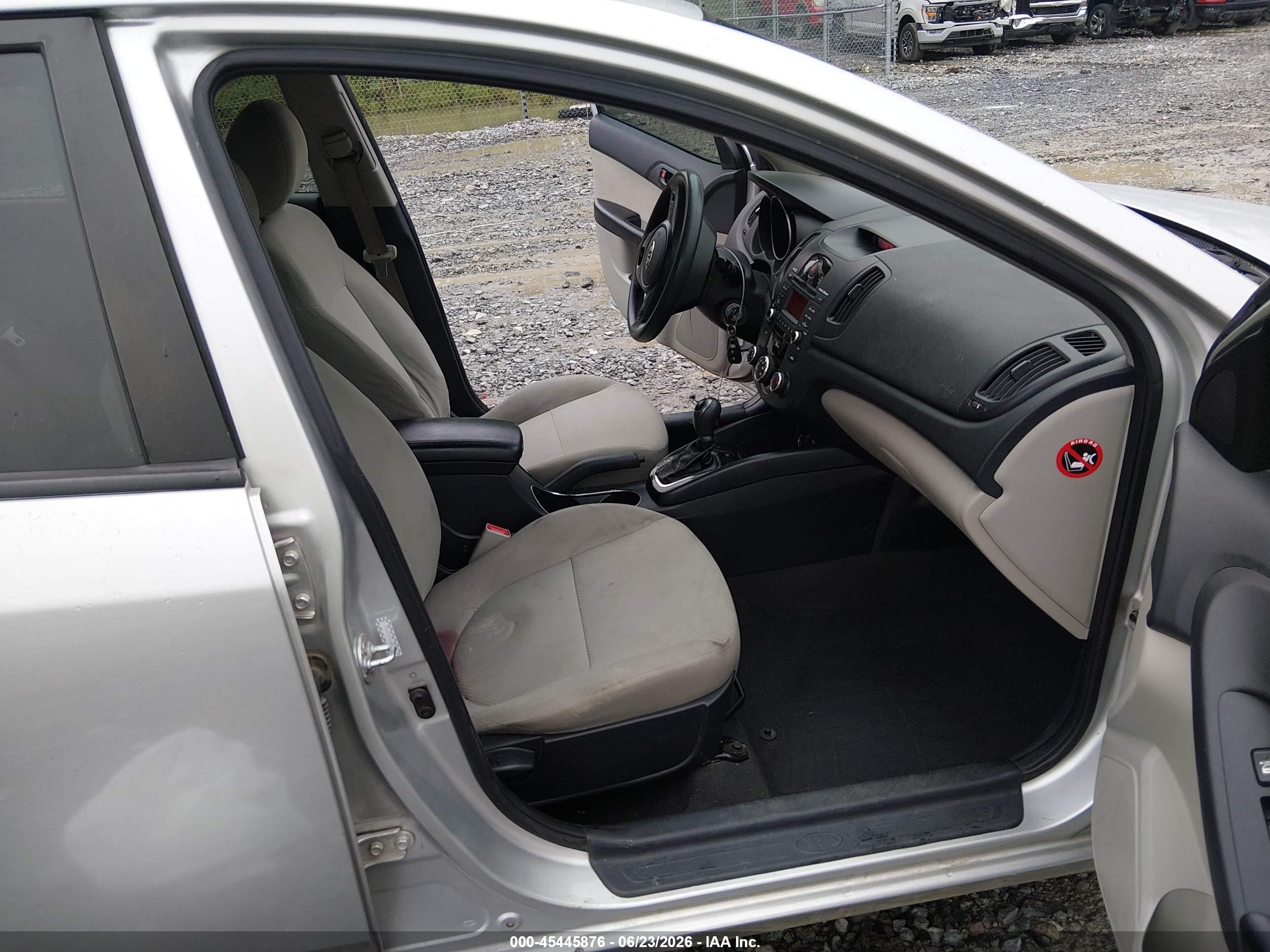 2012 Kia Forte Ex Серебряный vin: KNAFU4A25C5496133