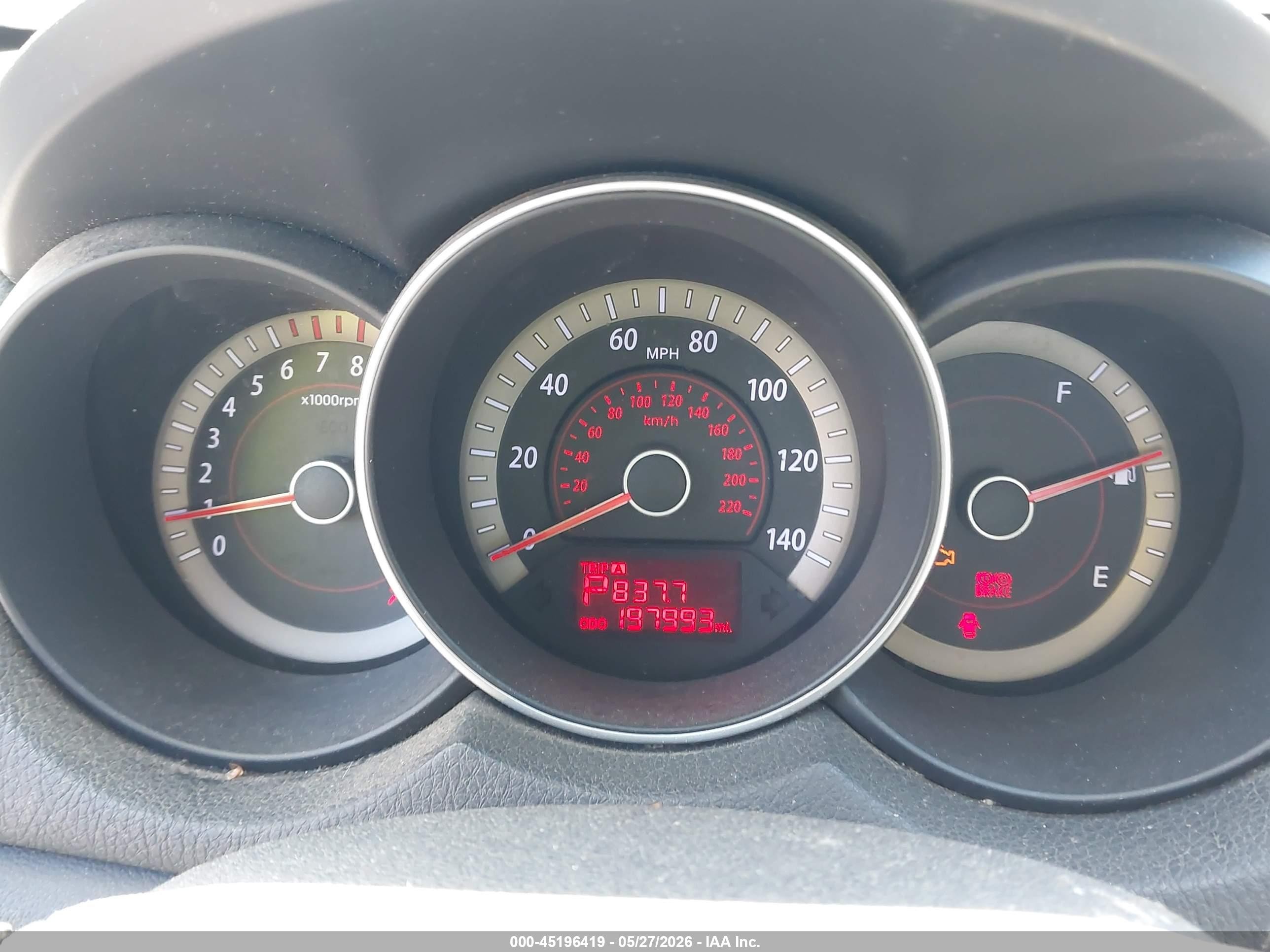 2012 Kia Forte Ex Red vin: KNAFU4A25C5499811