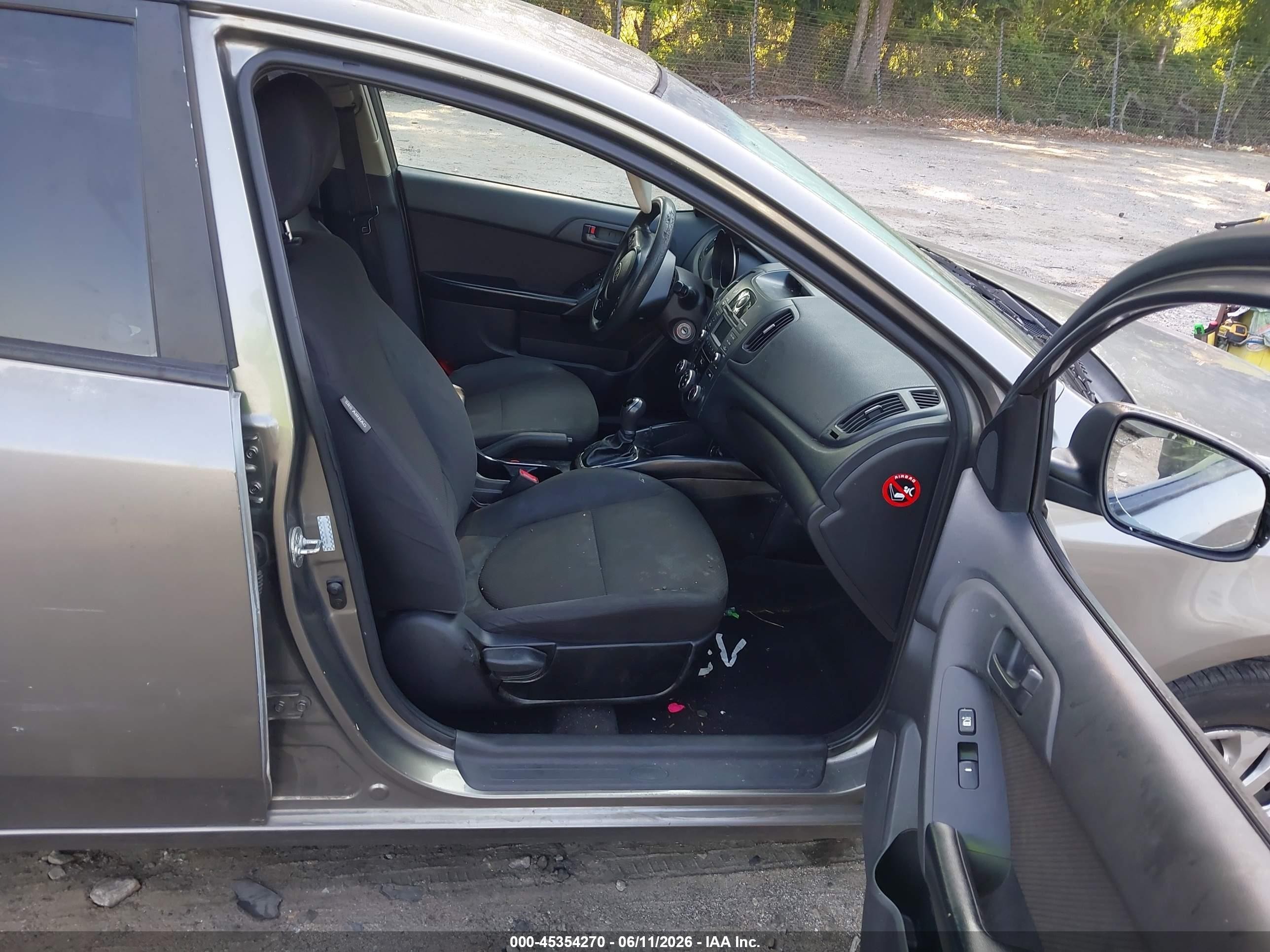 2012 Kia Forte Ex Silver vin: KNAFU4A25C5547517