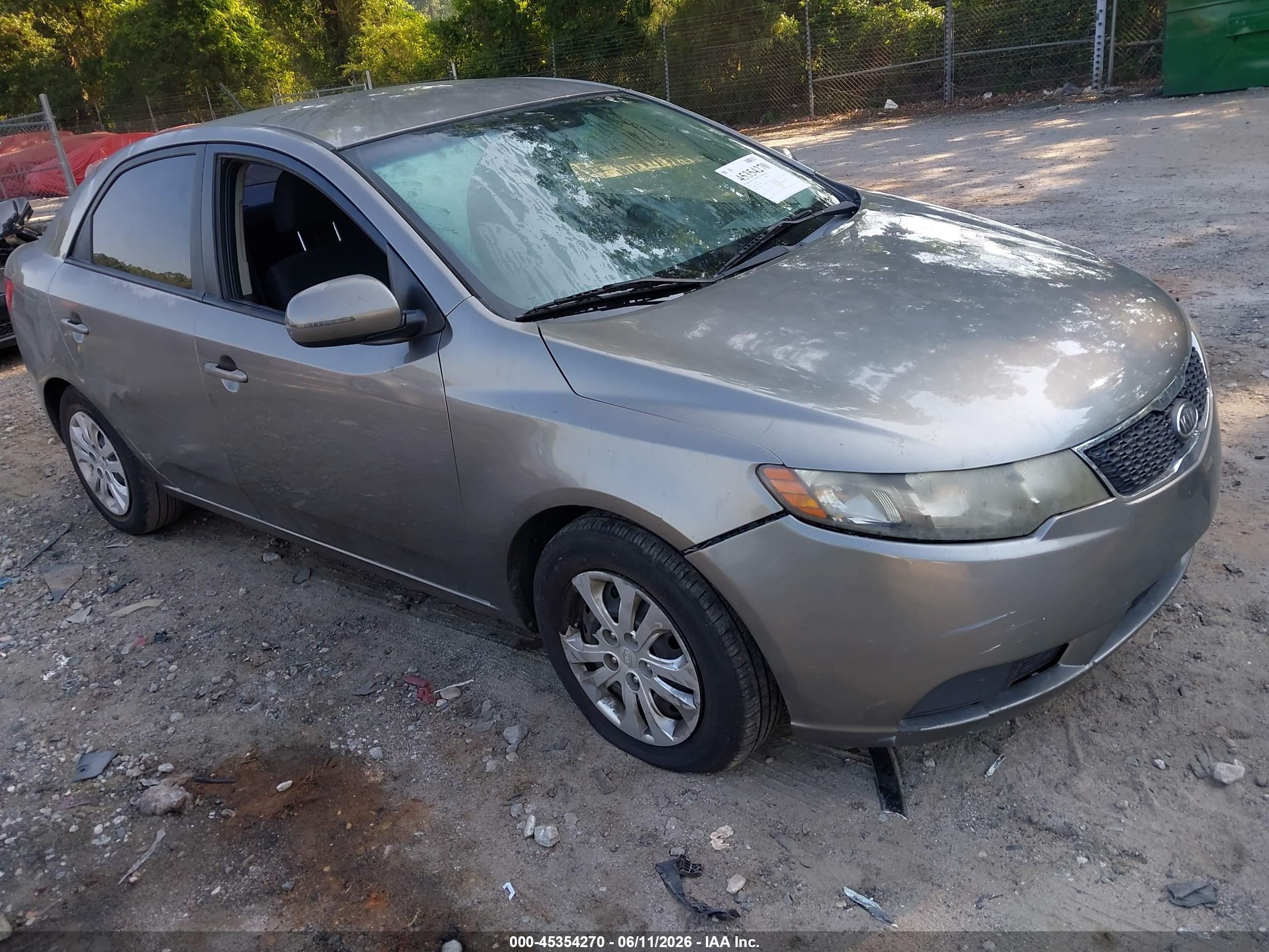 2012 Kia Forte Ex Silver vin: KNAFU4A25C5547517